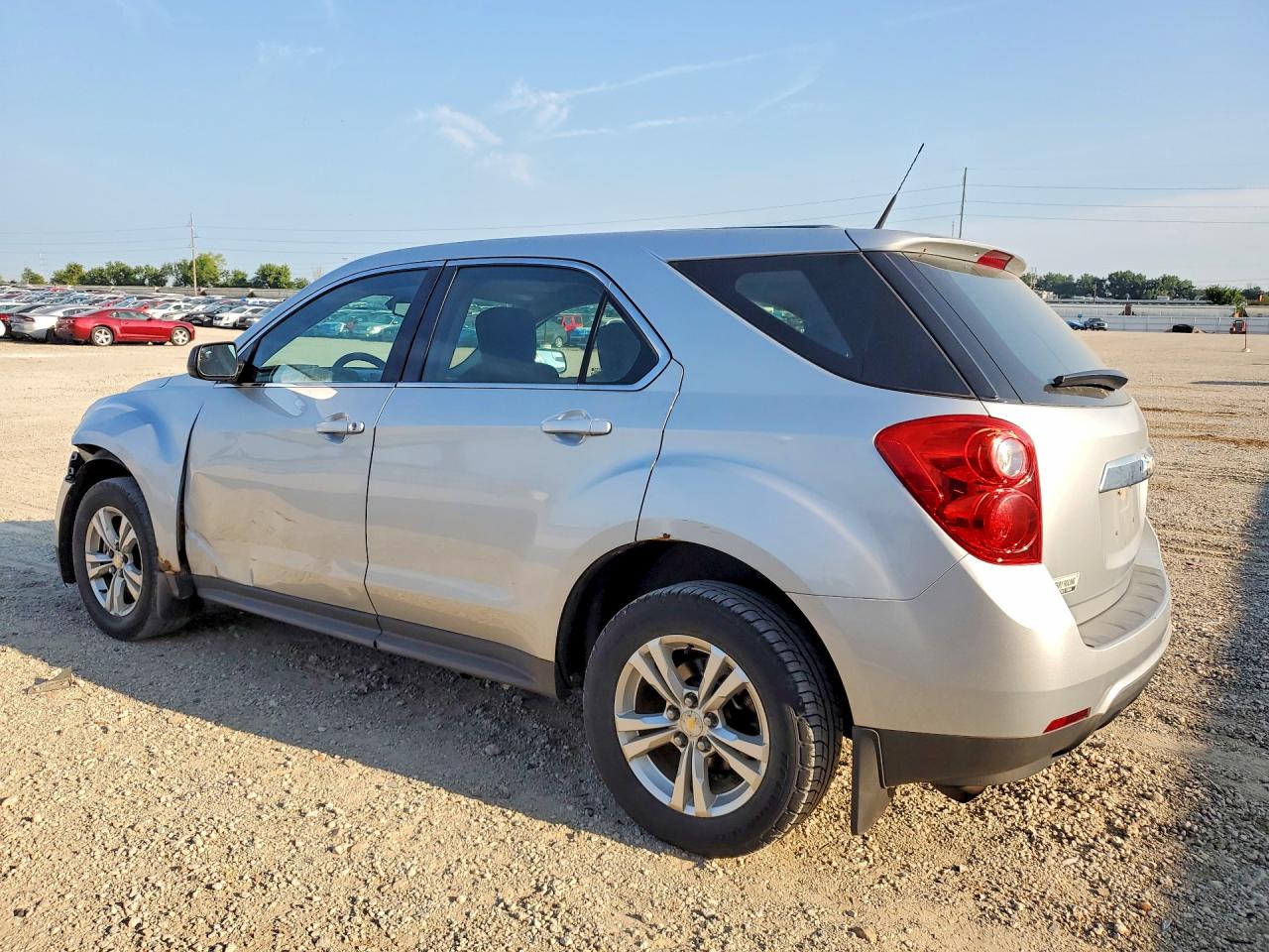 2012 Chevrolet Equinox Ls Silver vin: 2GNALBEK9C6349114