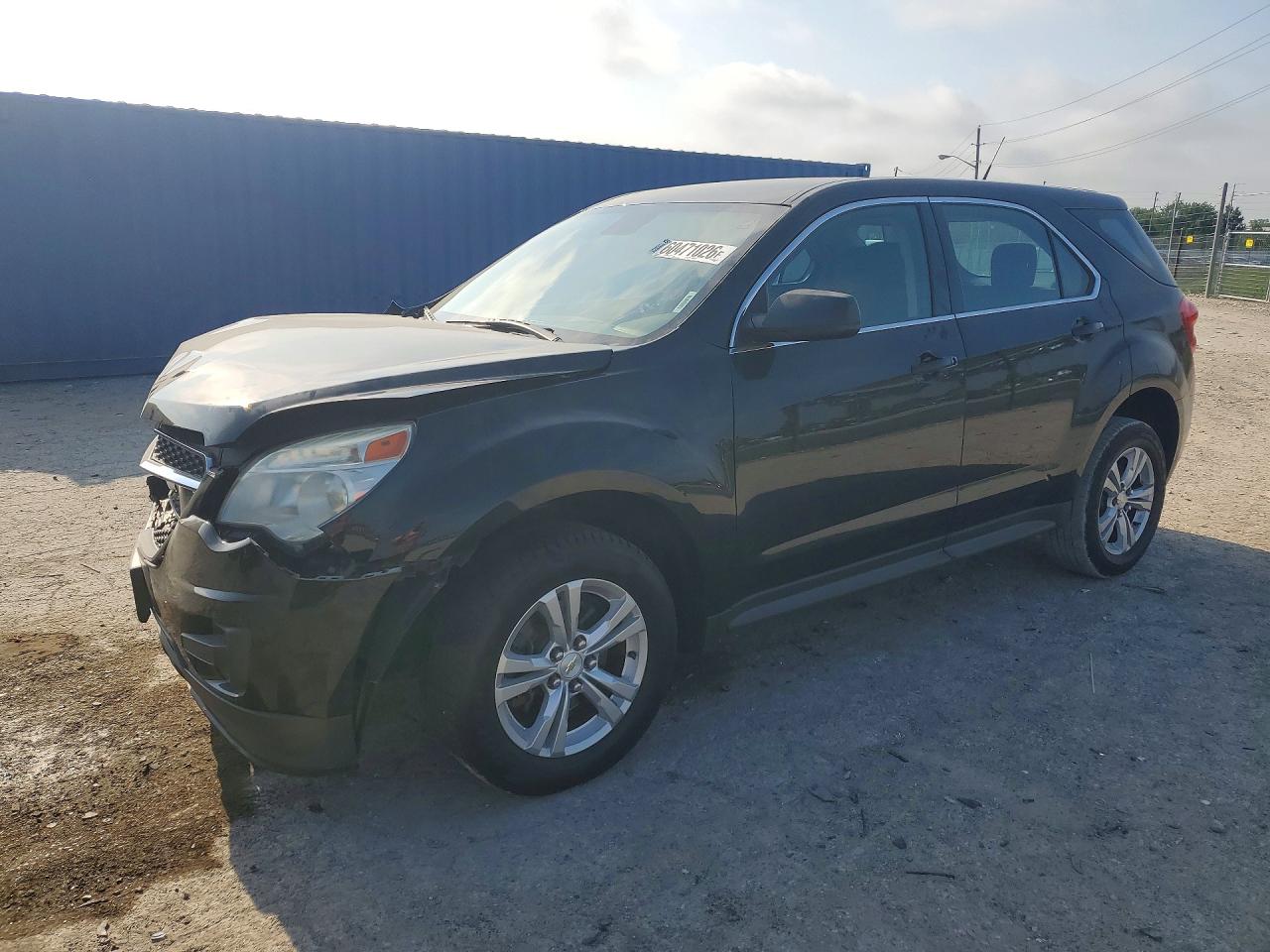 2012 Chevrolet Equinox Ls Black vin: 2GNALBEK9C6361134