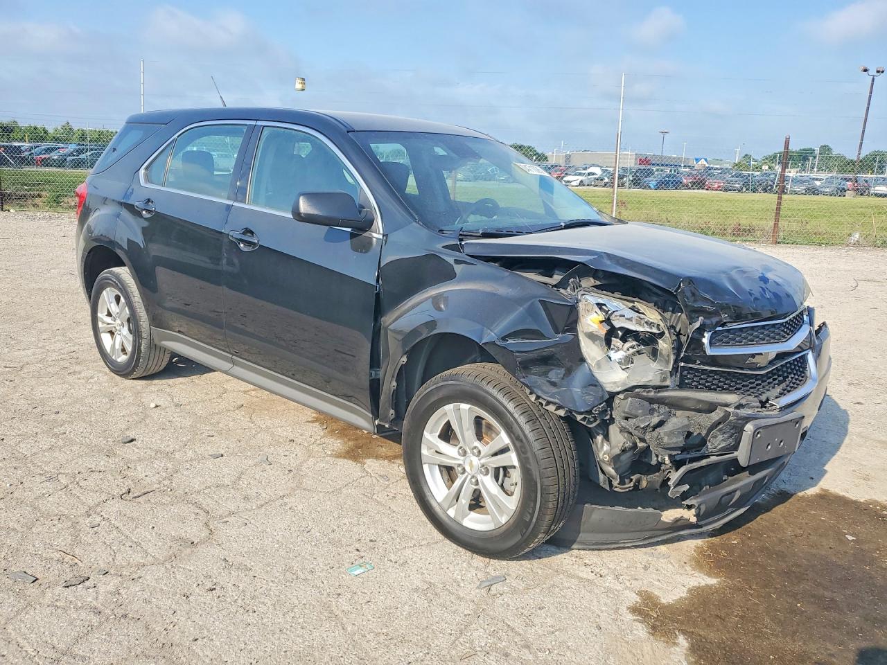 2012 Chevrolet Equinox Ls Black vin: 2GNALBEK9C6361134