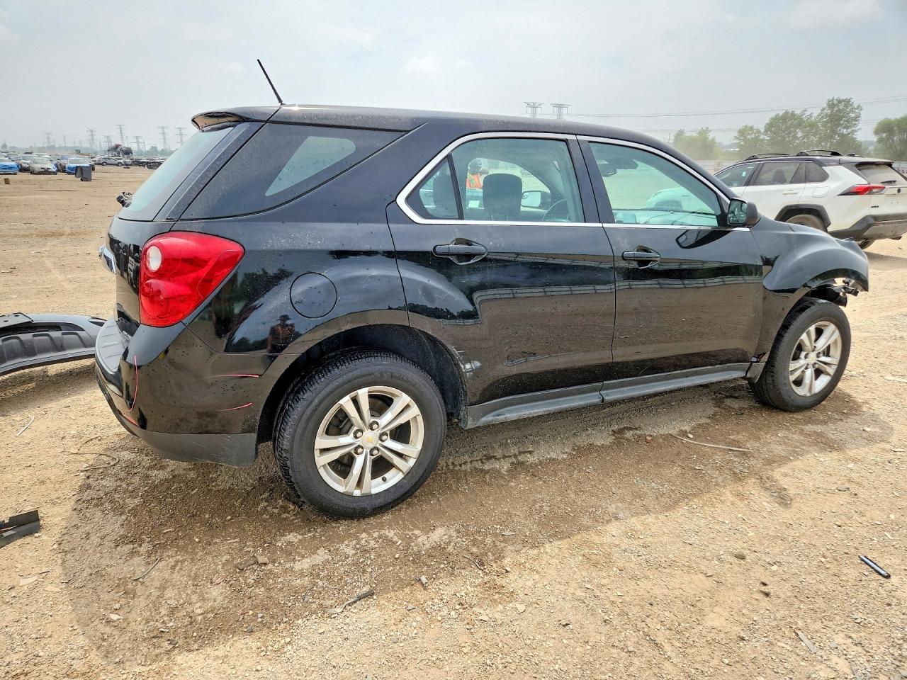 2013 Chevrolet Equinox Ls Black vin: 2GNALBEK9D1239856