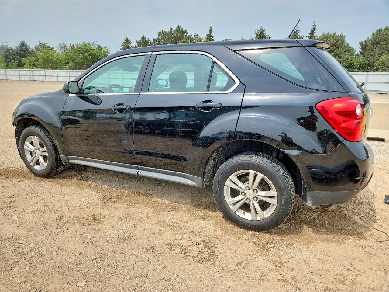2013 Chevrolet Equinox Ls Black vin: 2GNALBEK9D1239856