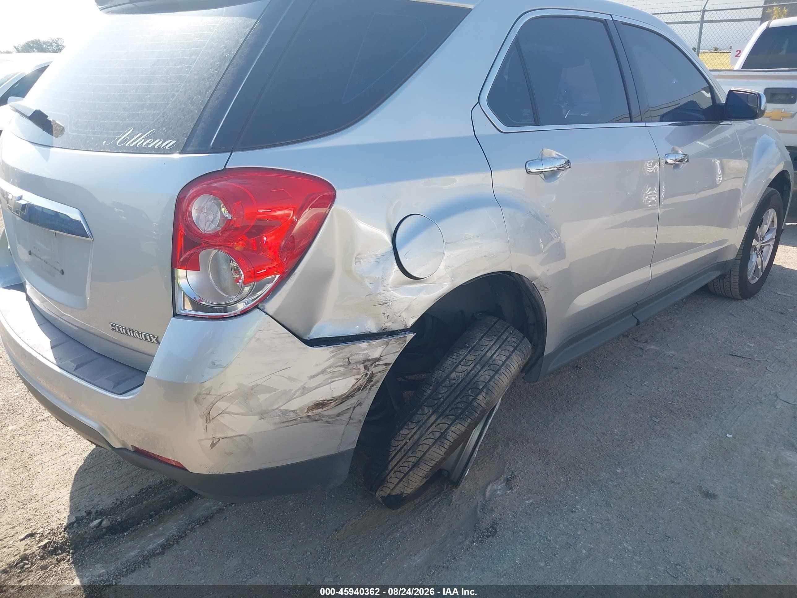2013 Chevrolet Equinox Ls Gray vin: 2GNALBEK9D1257922