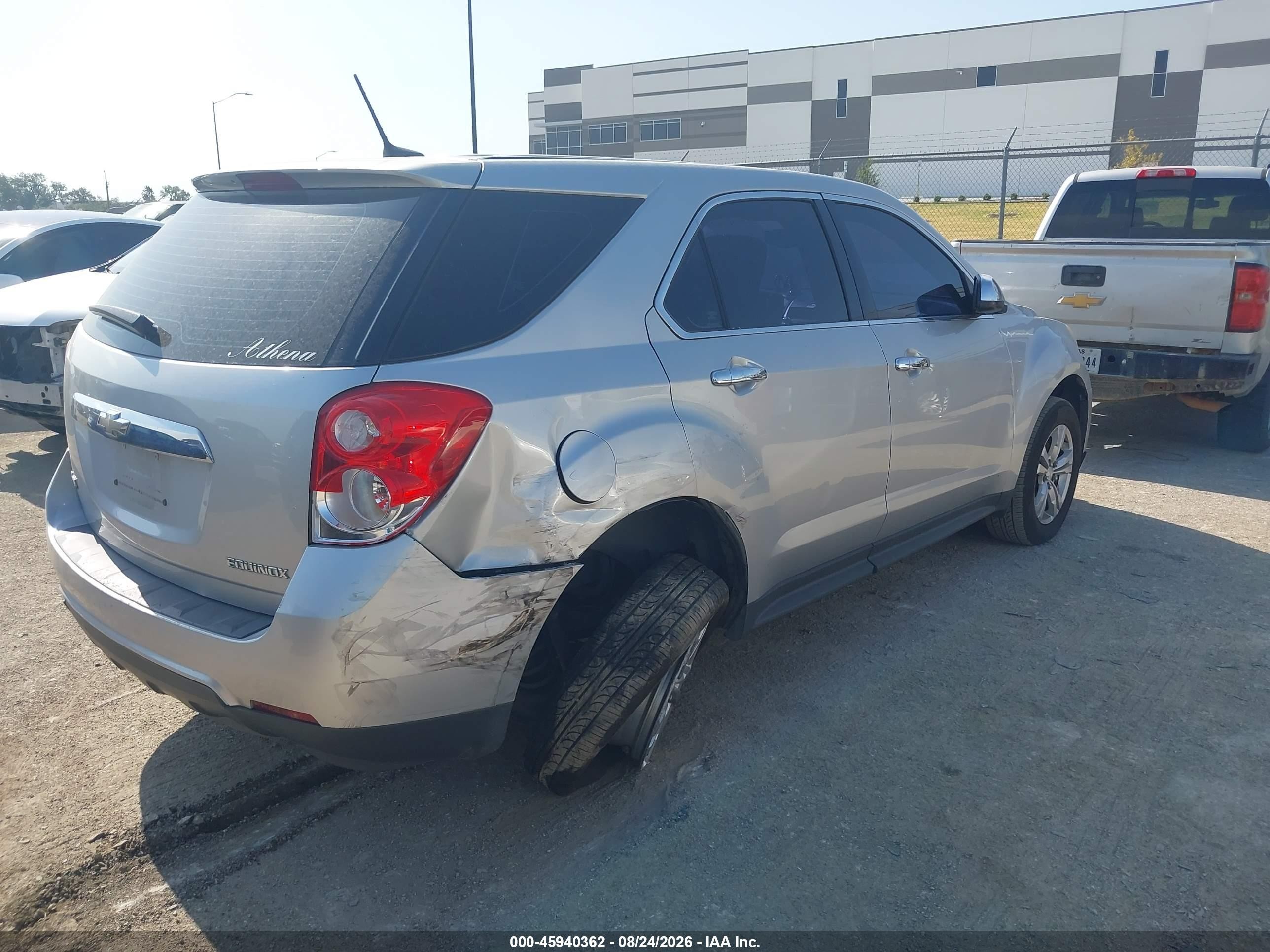 2013 Chevrolet Equinox Ls Gray vin: 2GNALBEK9D1257922