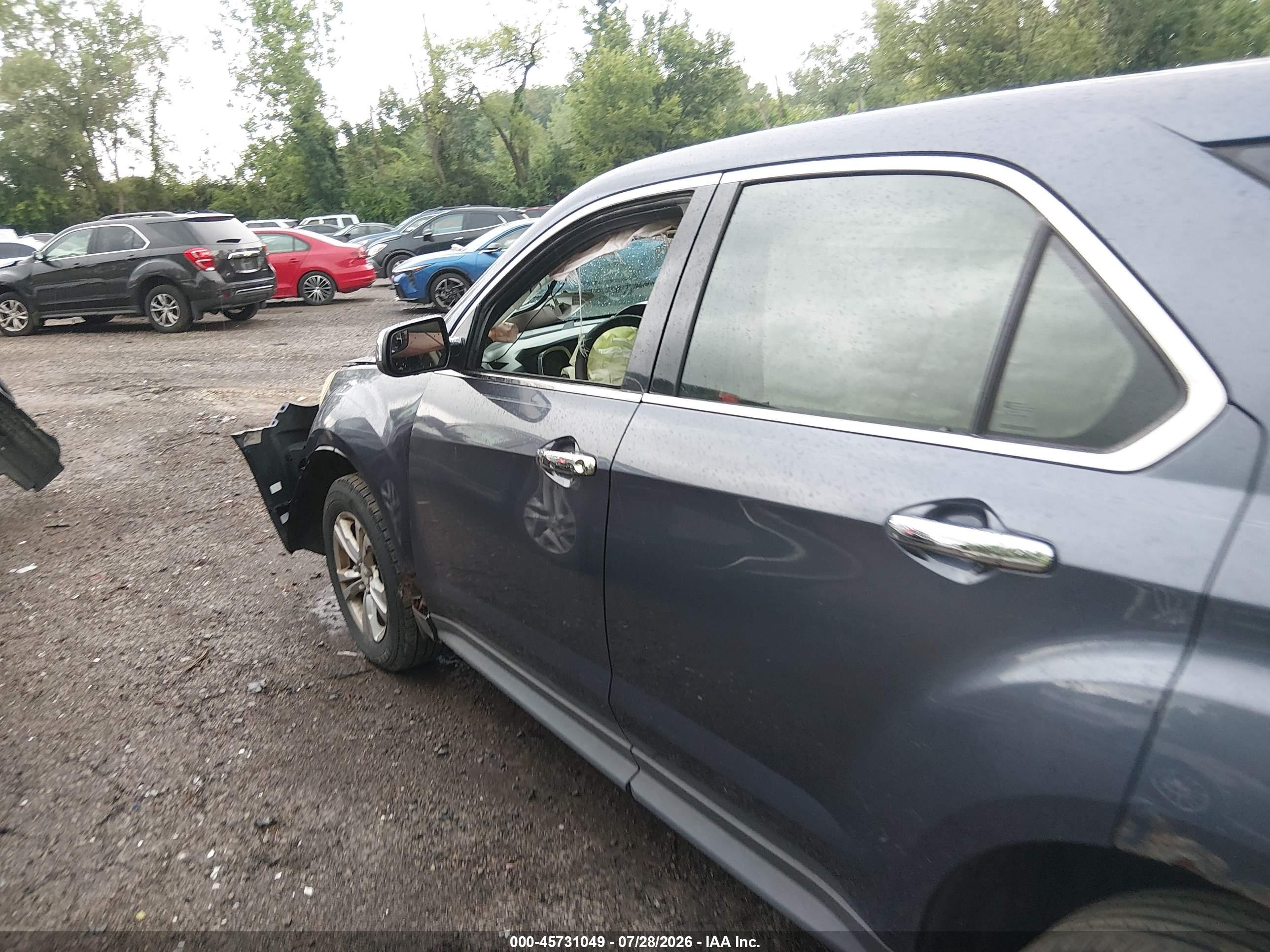 2013 Chevrolet Equinox Ls Blue vin: 2GNALBEK9D6202891