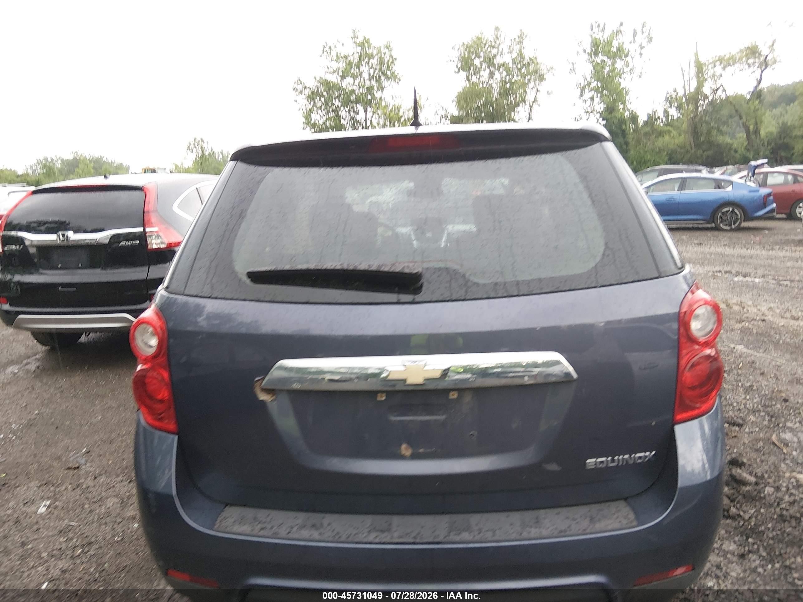 2013 Chevrolet Equinox Ls Blue vin: 2GNALBEK9D6202891