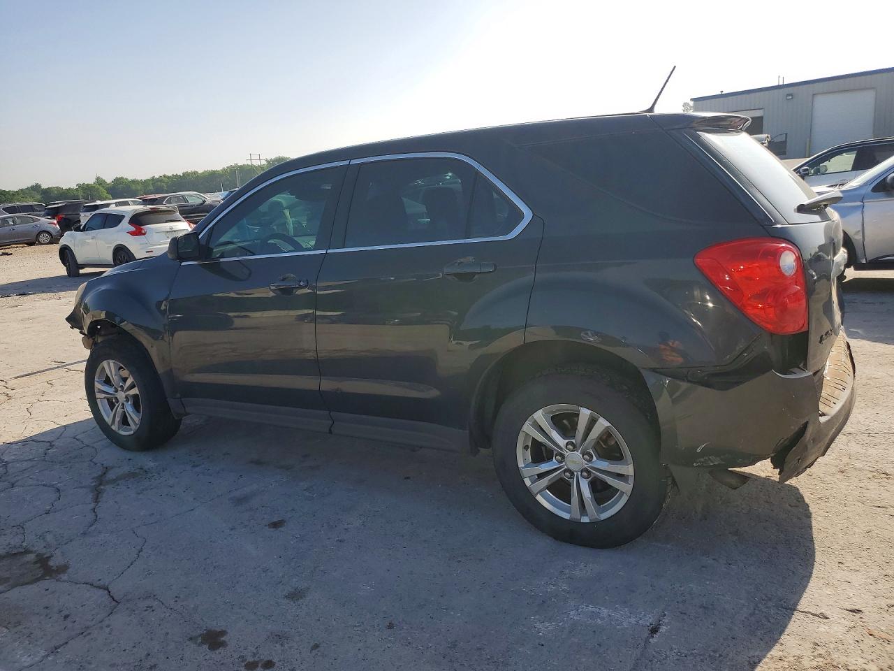 2013 Chevrolet Equinox Ls Black vin: 2GNALBEK9D6276392