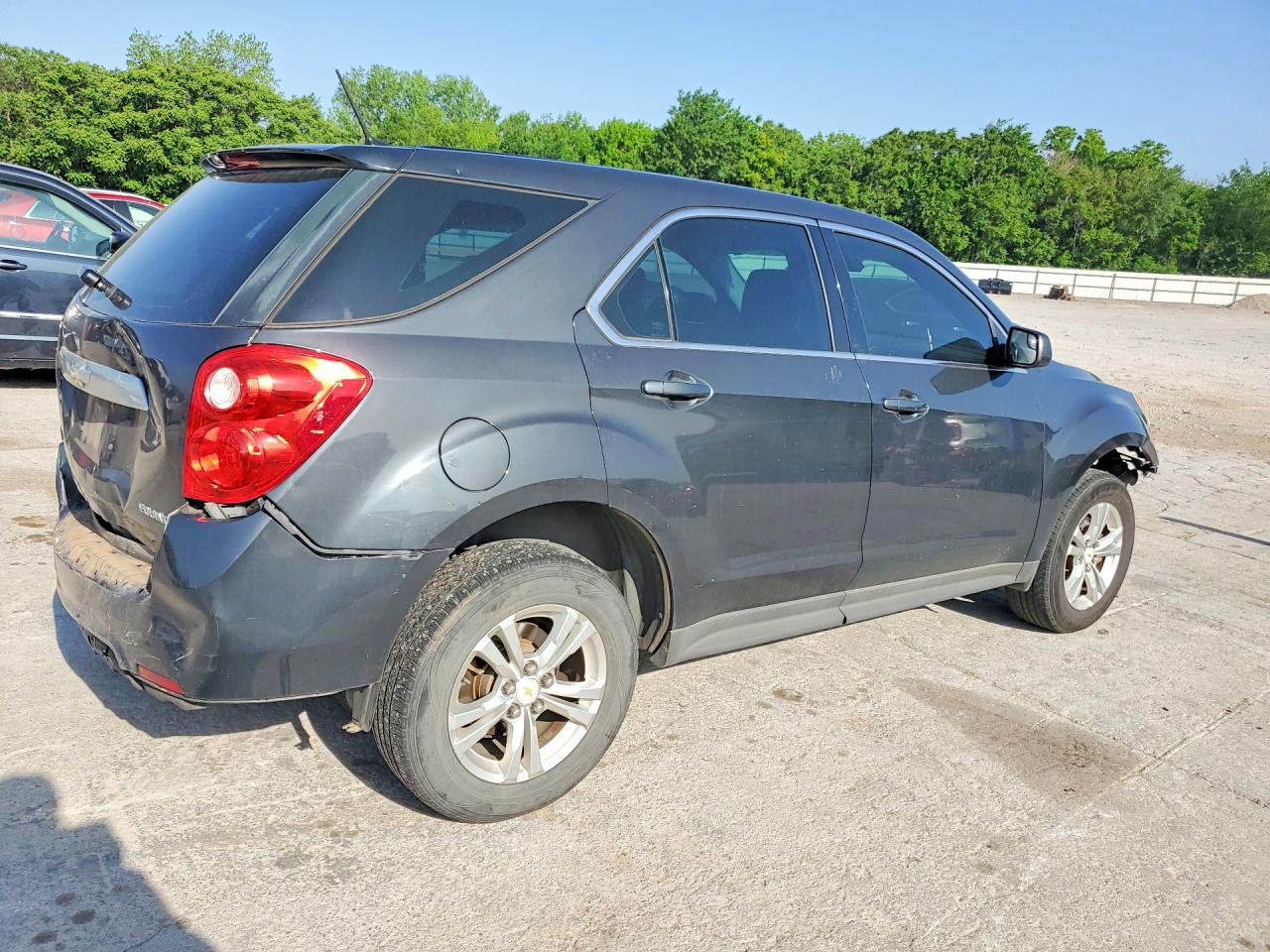 2013 Chevrolet Equinox Ls Black vin: 2GNALBEK9D6276392