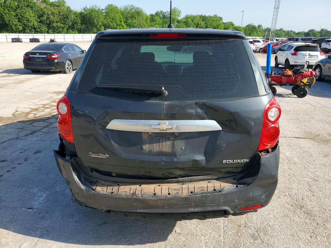 2013 Chevrolet Equinox Ls Black vin: 2GNALBEK9D6276392