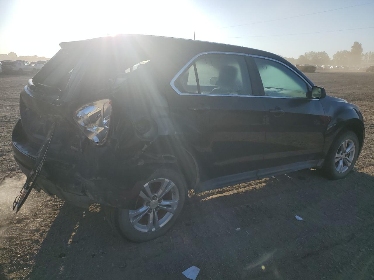 2013 Chevrolet Equinox Ls Black vin: 2GNALBEK9D6313232