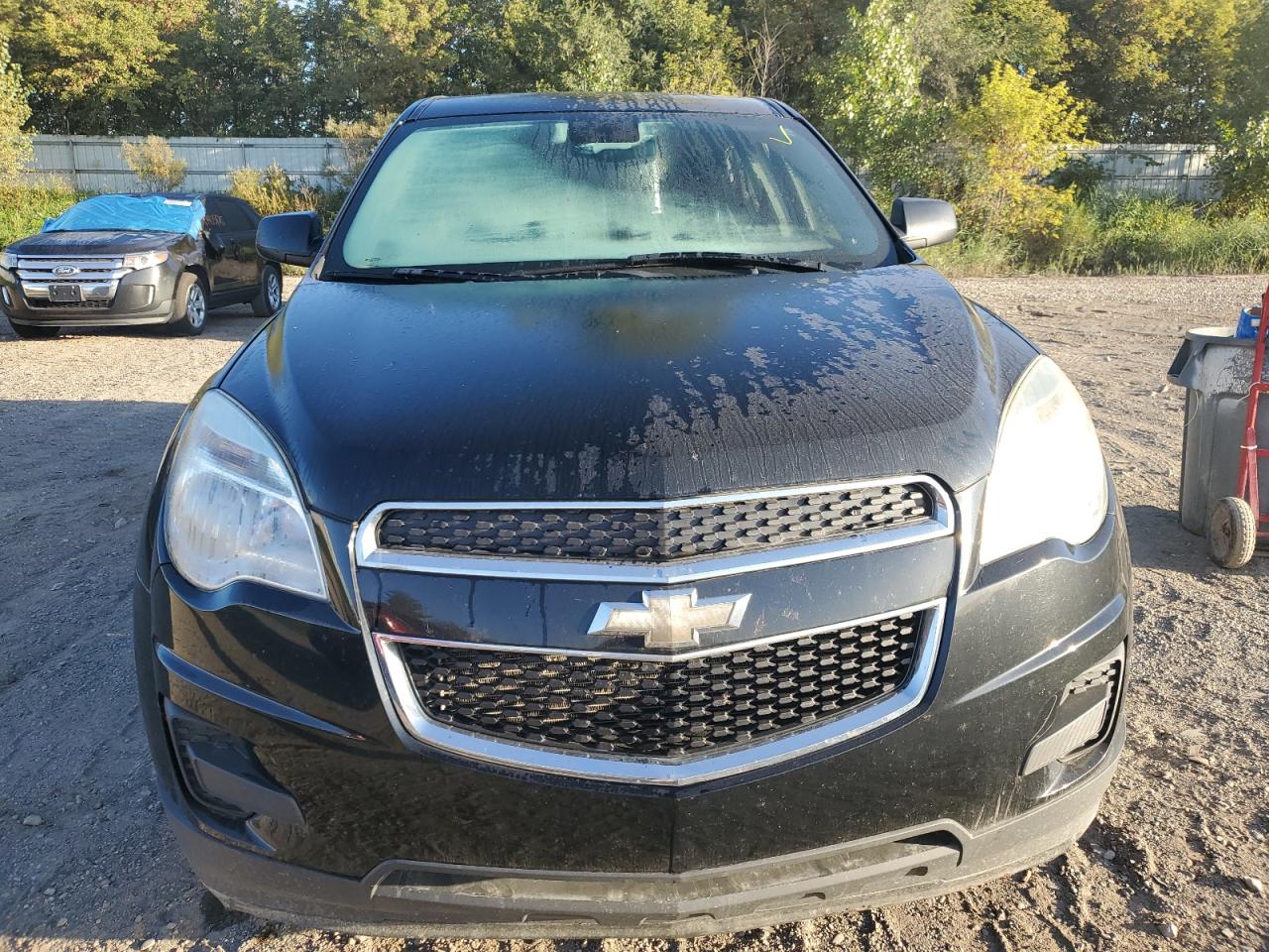 2013 Chevrolet Equinox Ls Black vin: 2GNALBEK9D6313232