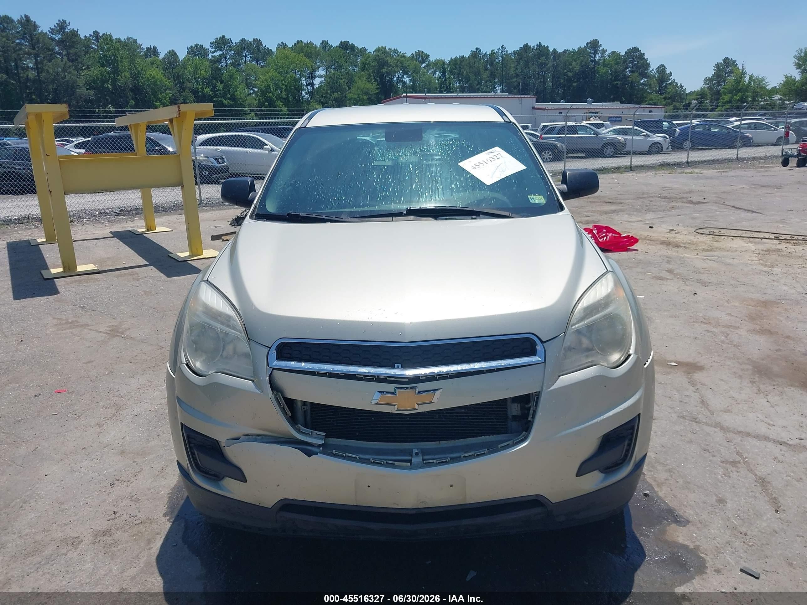 2013 Chevrolet Equinox Ls Золотой vin: 2GNALBEK9D6383829