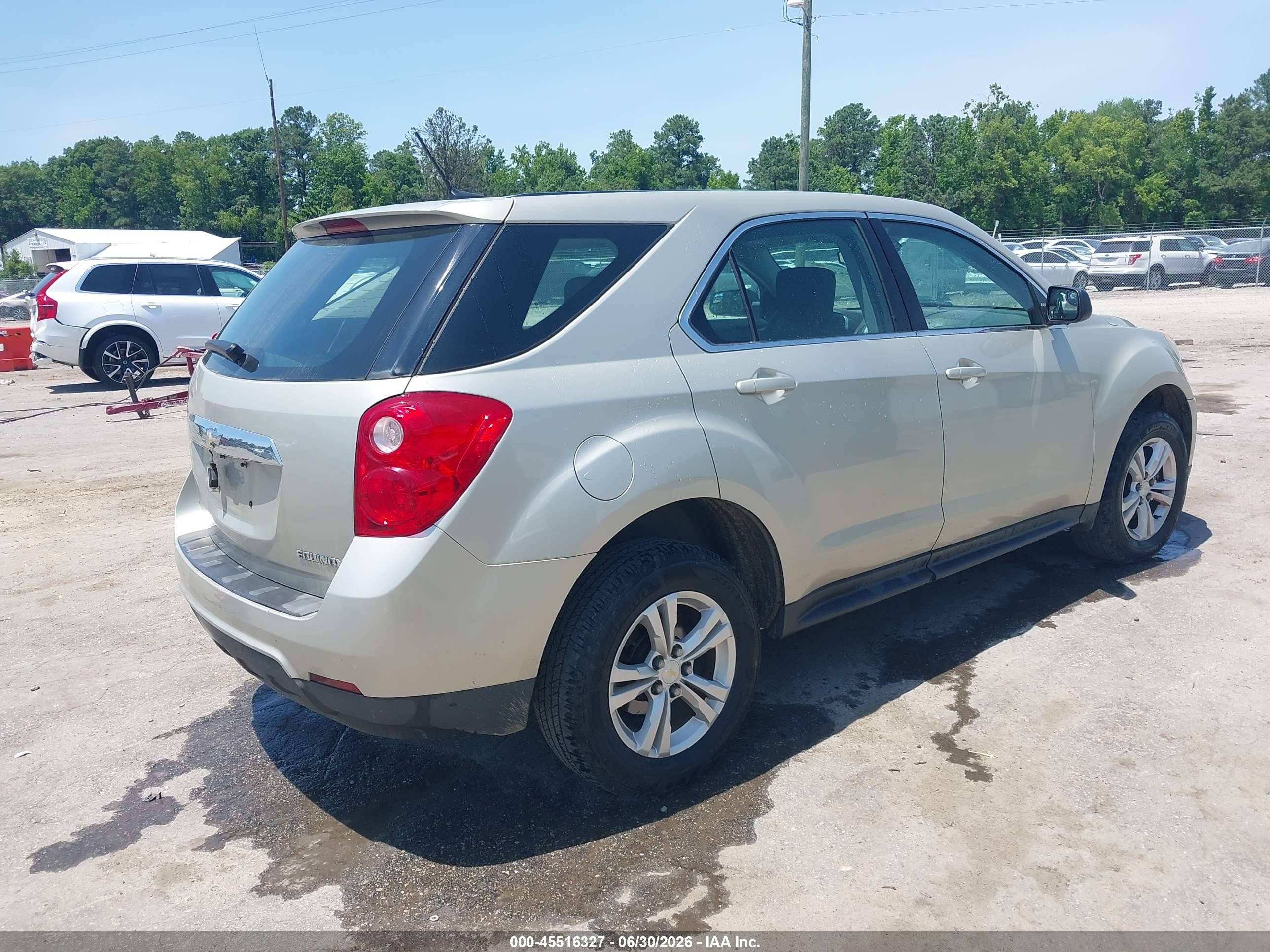2013 Chevrolet Equinox Ls Золотой vin: 2GNALBEK9D6383829