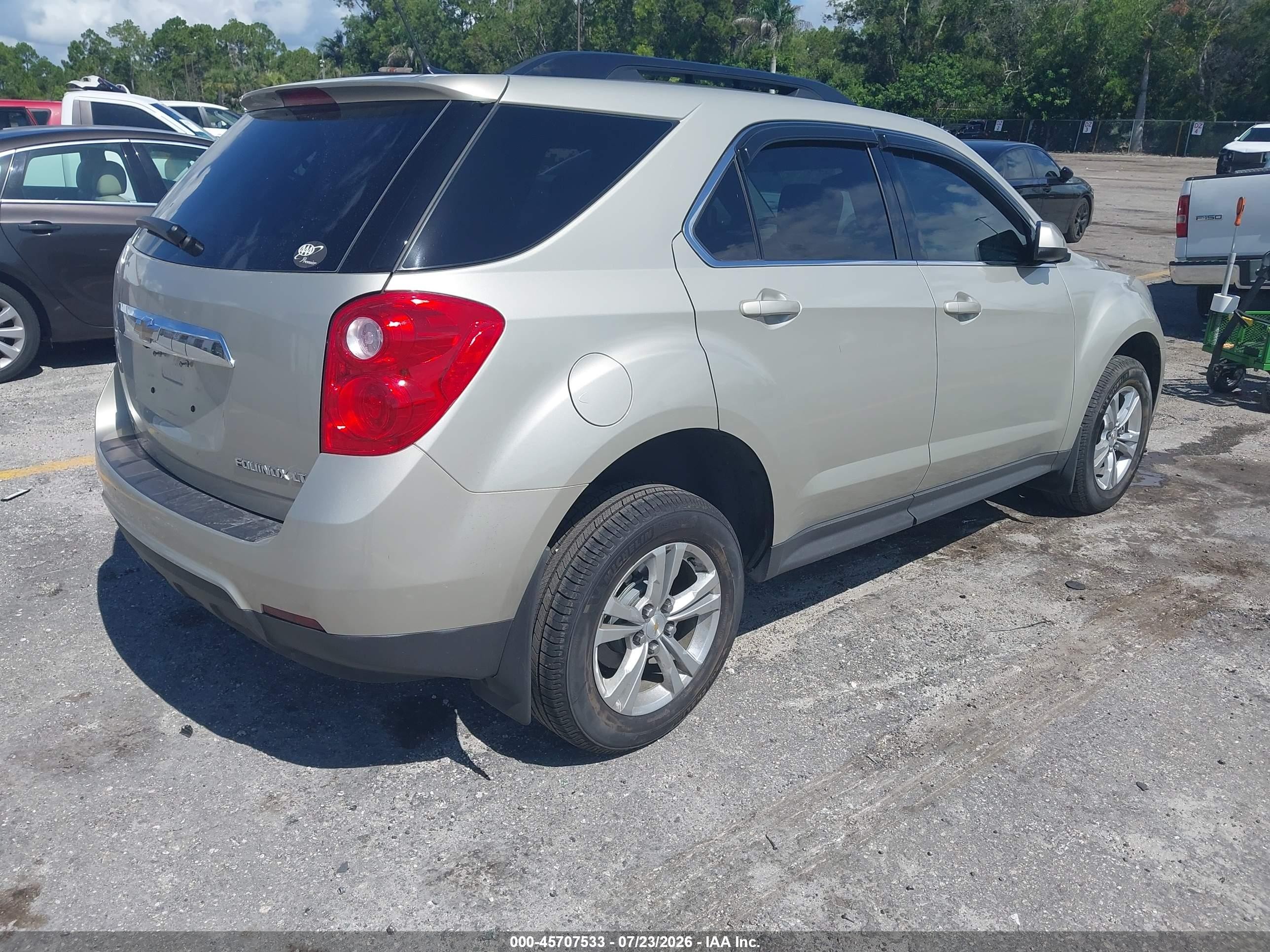 2014 Chevrolet Equinox Lt Tan vin: 2GNALBEK9E6105420