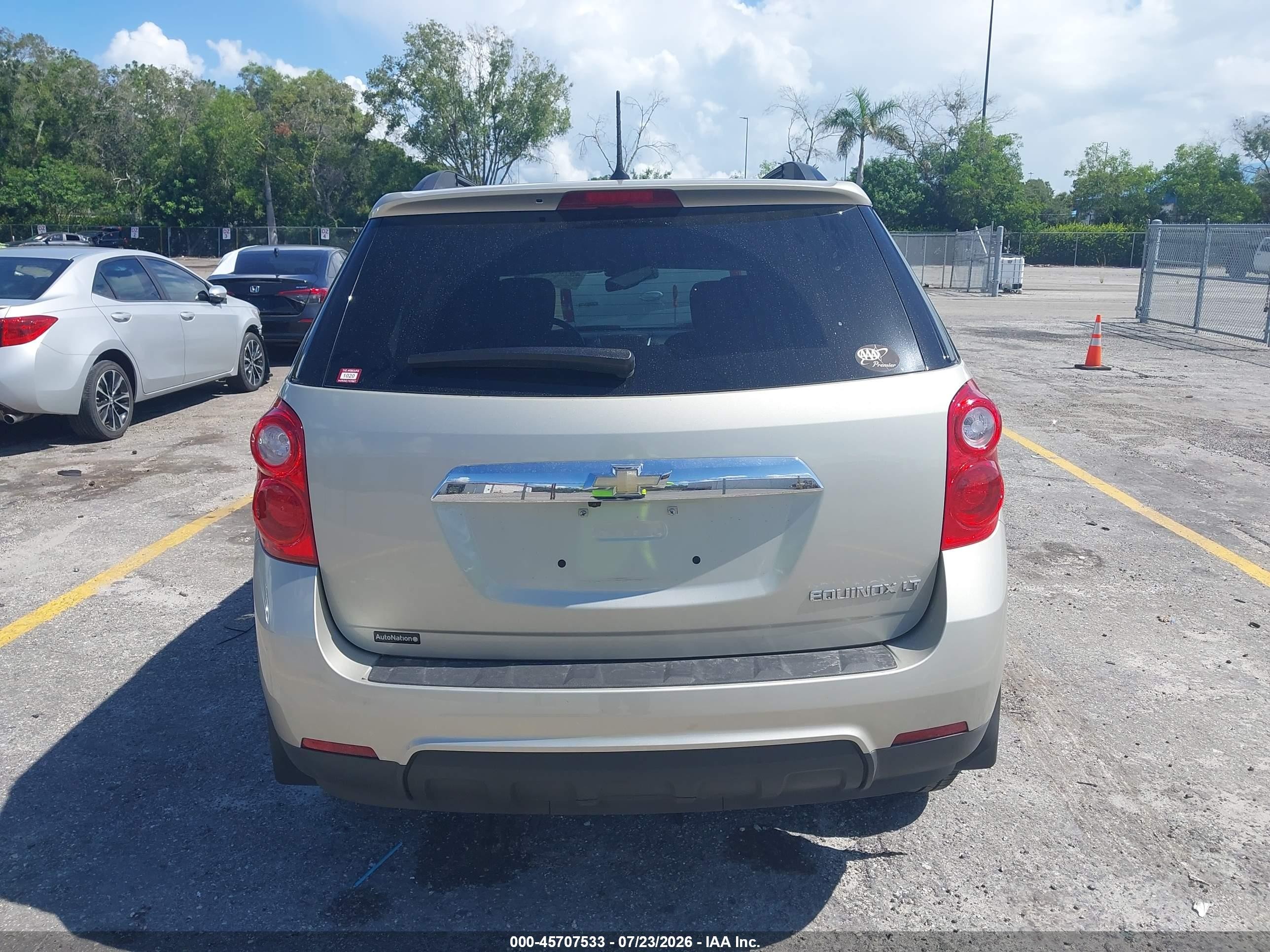 2014 Chevrolet Equinox Lt Tan vin: 2GNALBEK9E6105420