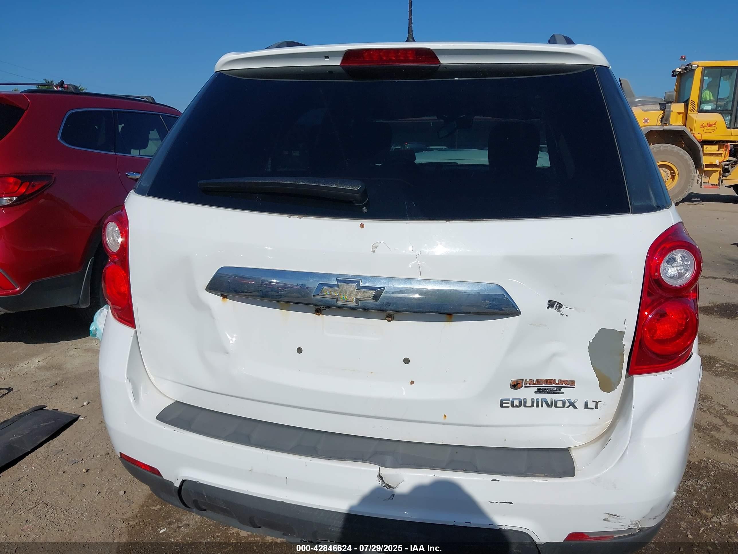 2014 Chevrolet Equinox 1lt White vin: 2GNALBEK9E6108835