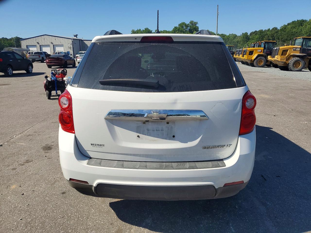 2014 Chevrolet Equinox Lt White vin: 2GNALBEK9E6114165