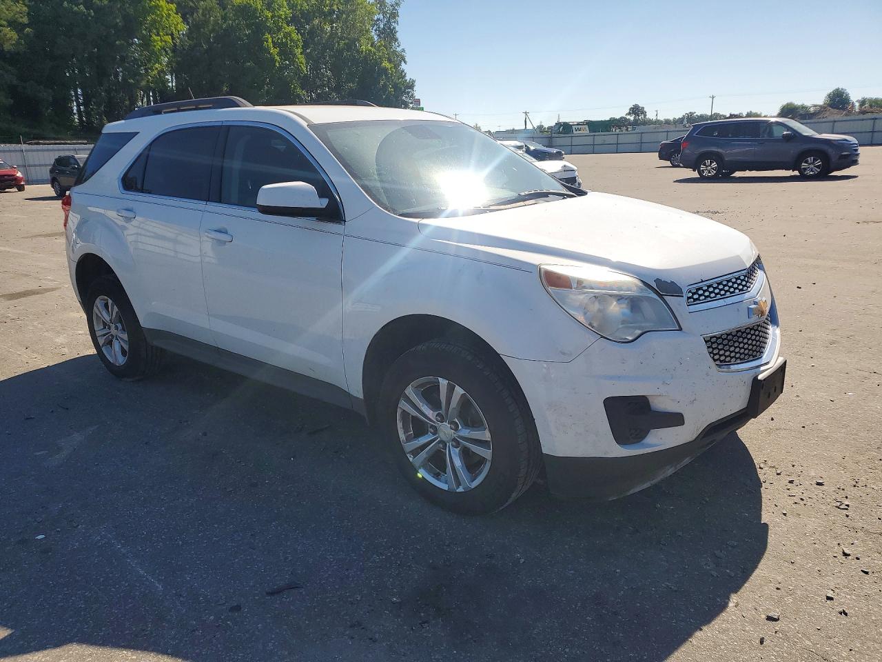 2014 Chevrolet Equinox Lt White vin: 2GNALBEK9E6114165