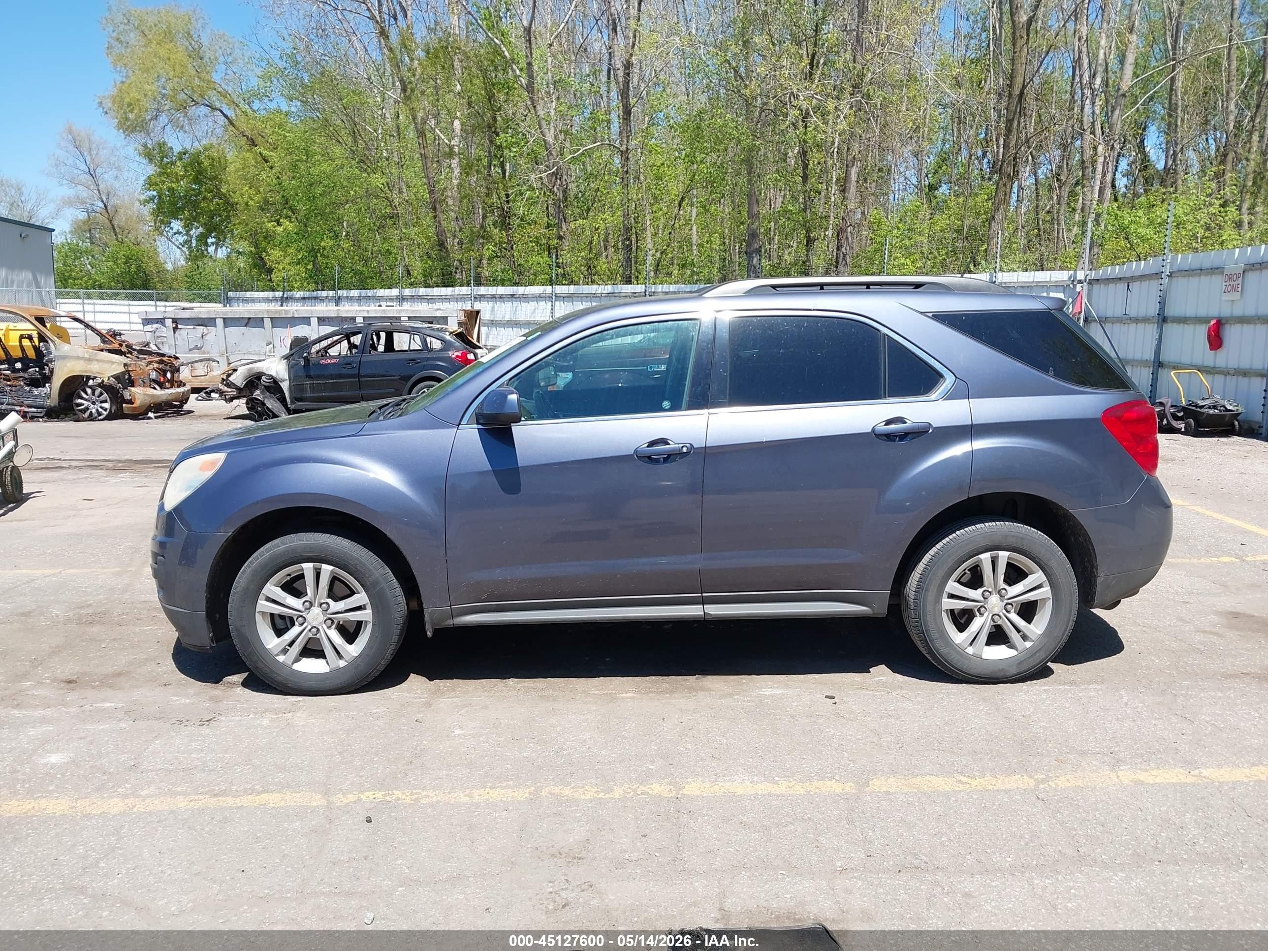 2014 Chevrolet Equinox 1lt Серый vin: 2GNALBEK9E6120595