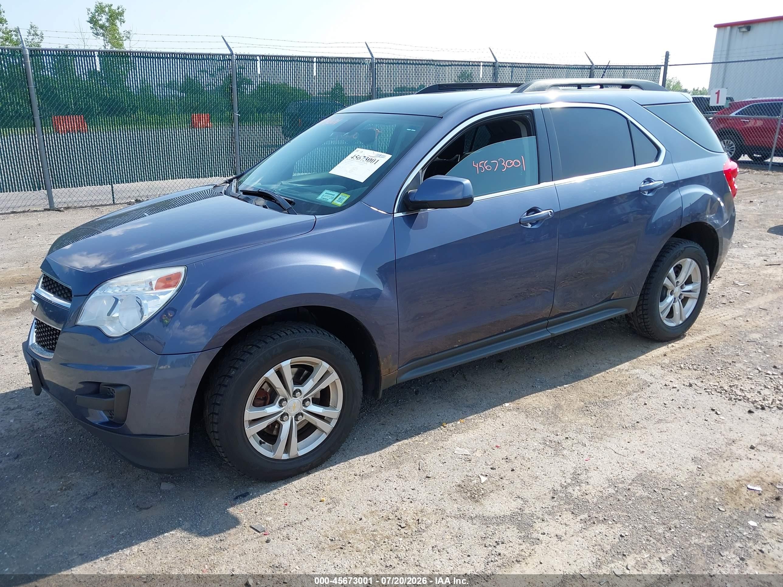 2014 Chevrolet Equinox Lt Blue vin: 2GNALBEK9E6137333