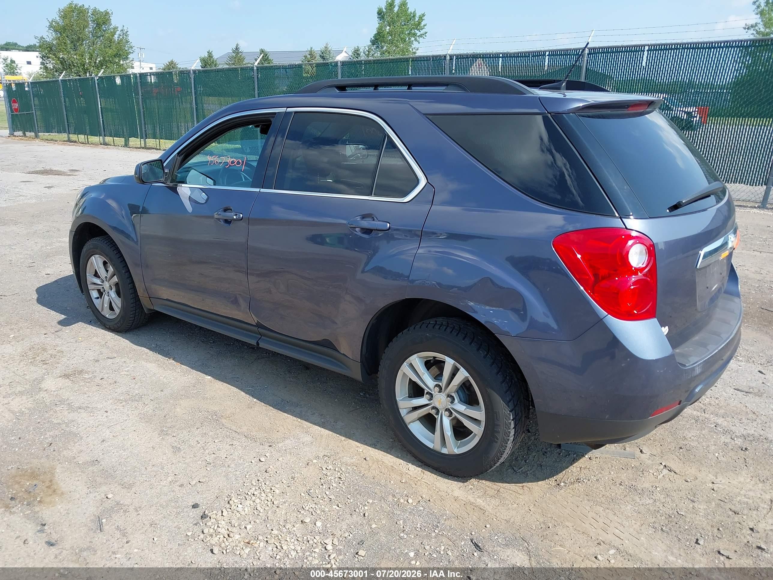2014 Chevrolet Equinox Lt Blue vin: 2GNALBEK9E6137333