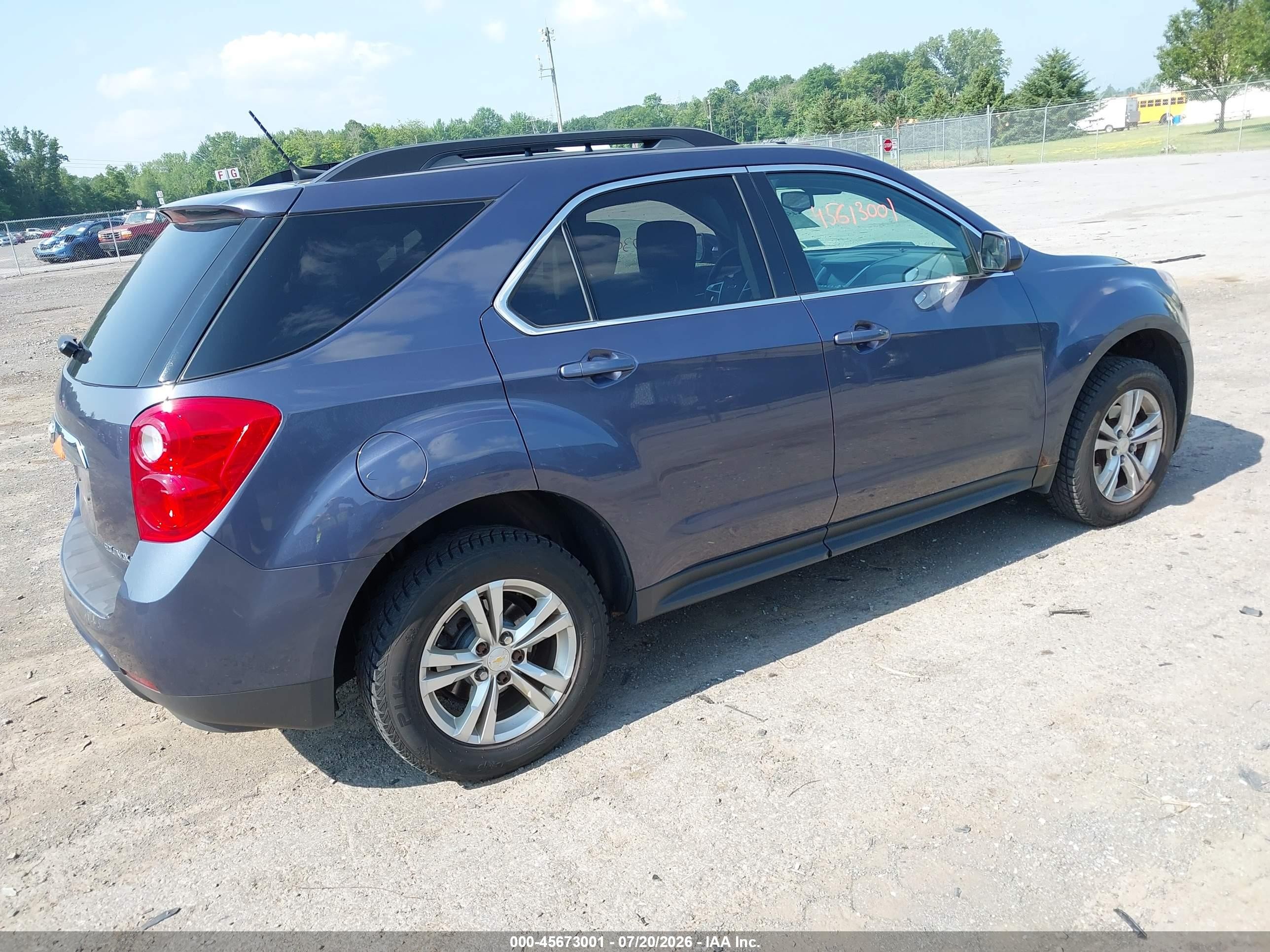 2014 Chevrolet Equinox Lt Blue vin: 2GNALBEK9E6137333