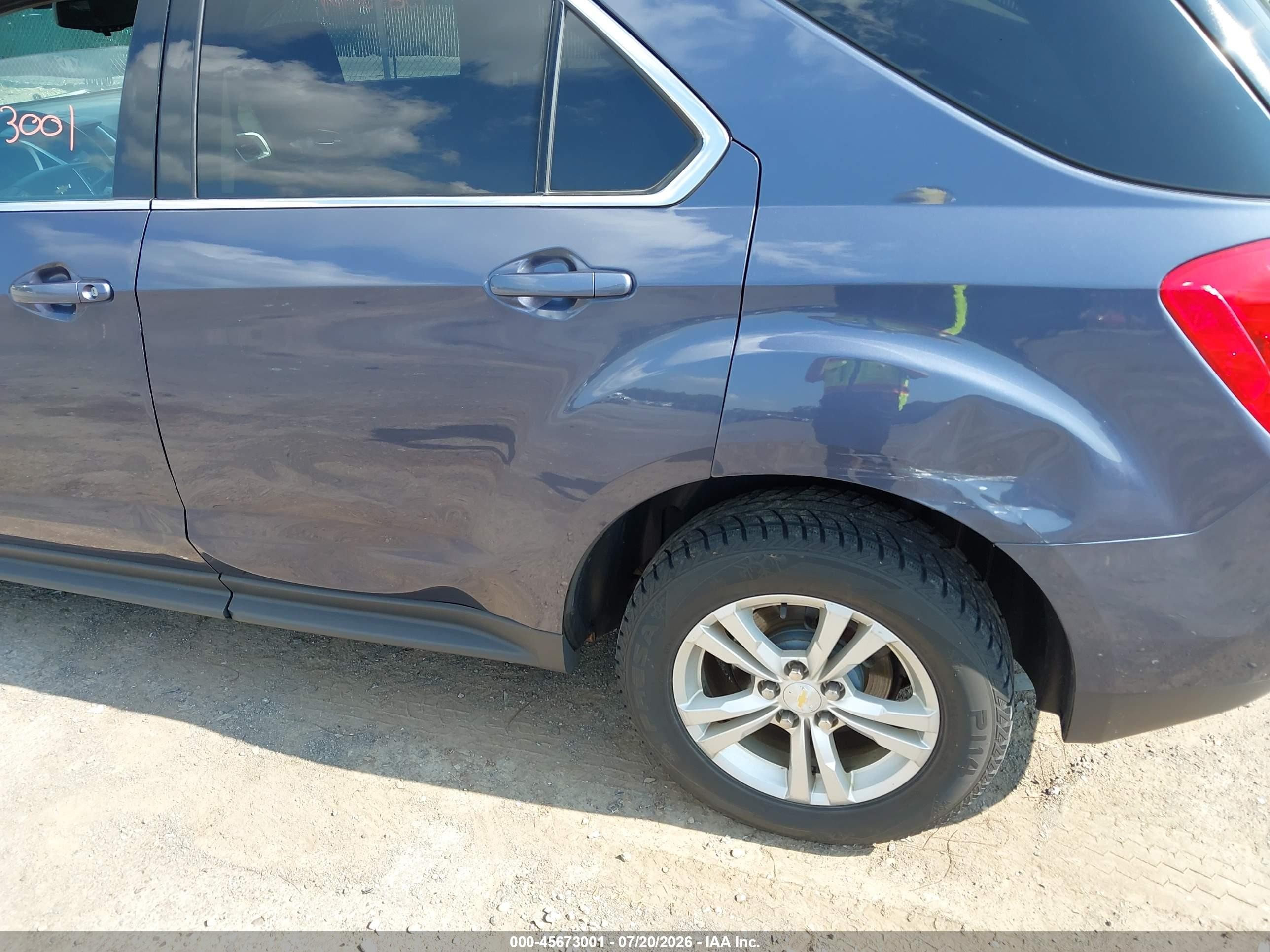 2014 Chevrolet Equinox Lt Blue vin: 2GNALBEK9E6137333