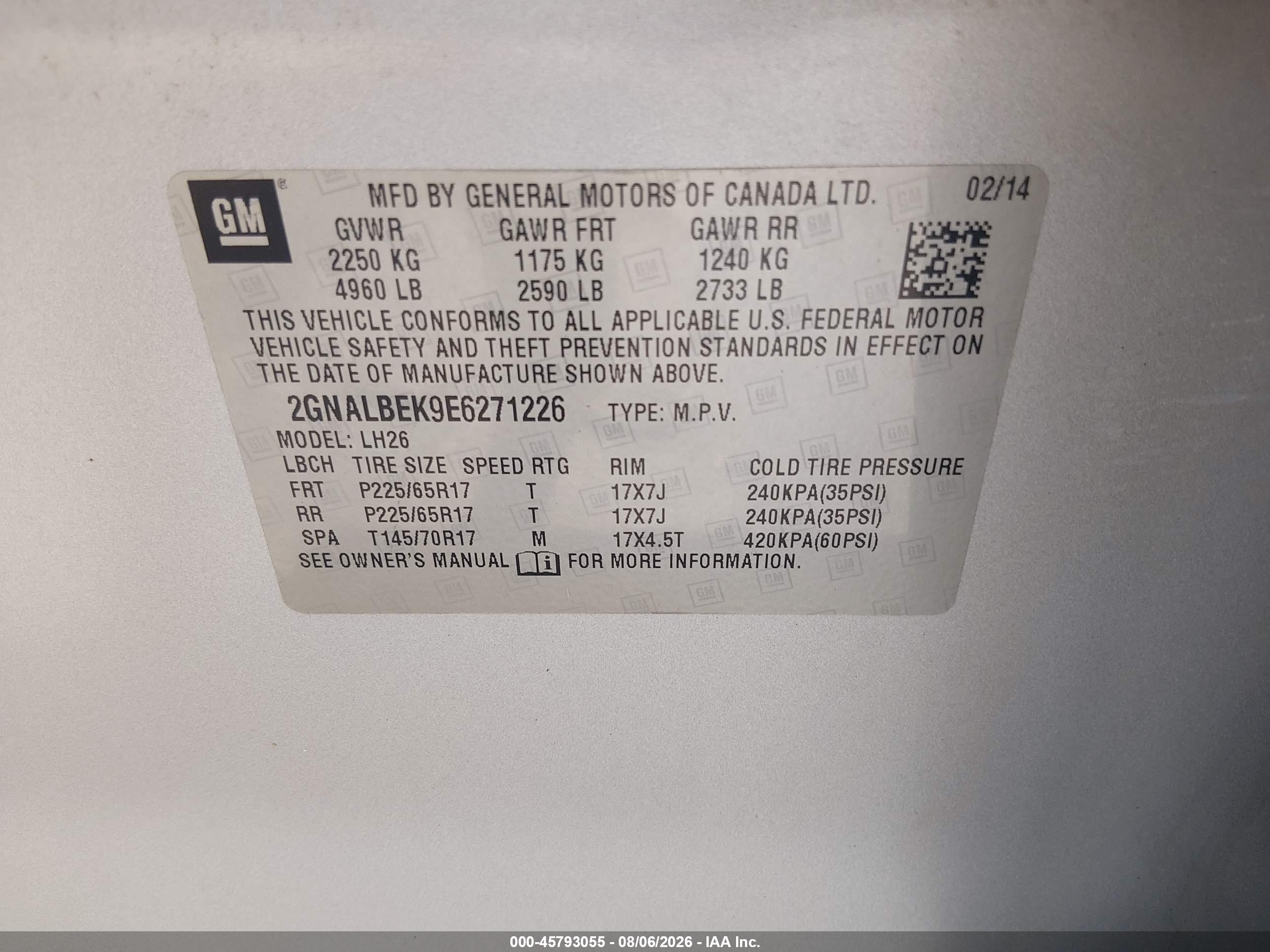 2014 Chevrolet Equinox Lt Silver vin: 2GNALBEK9E6271226