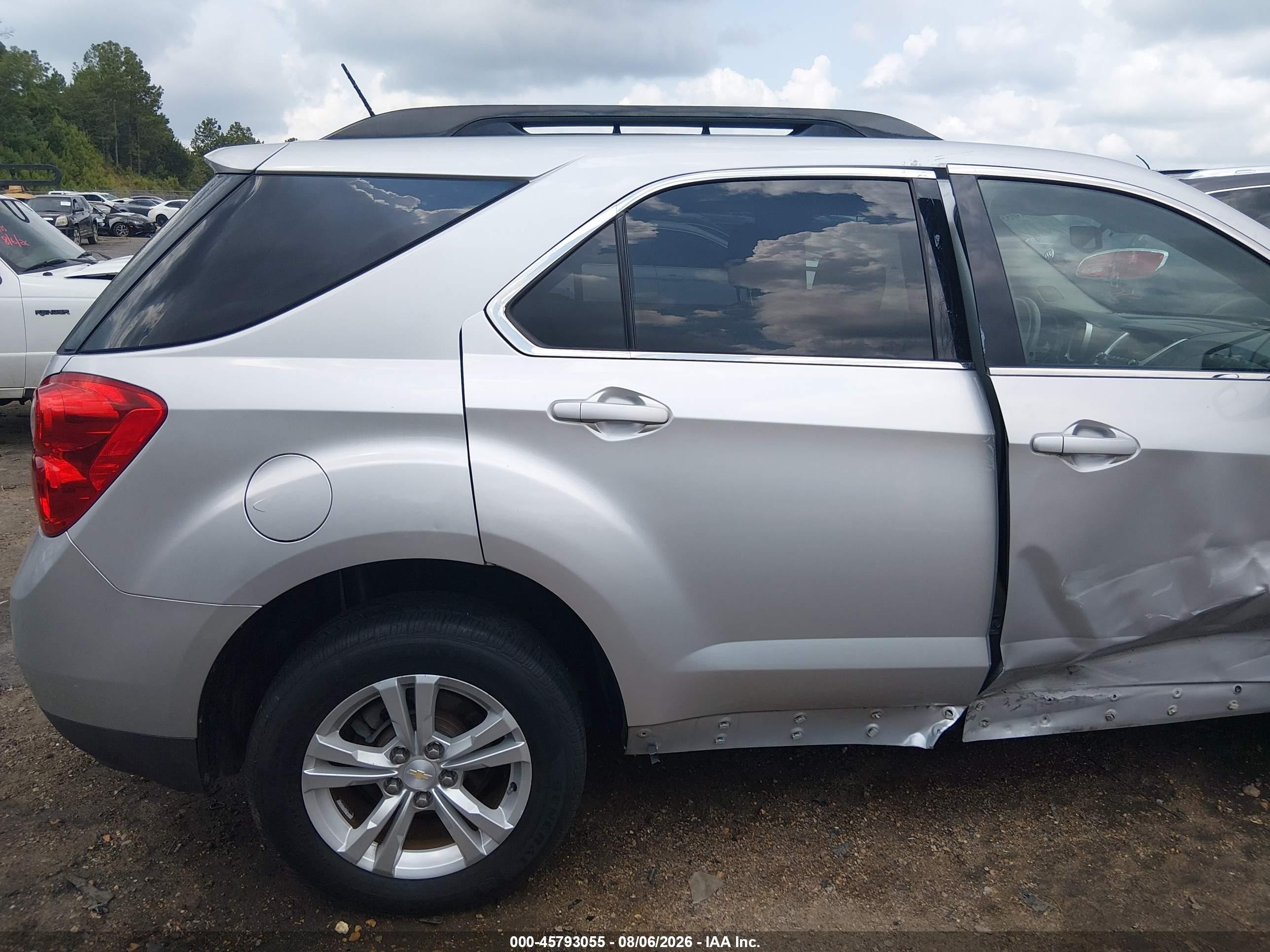 2014 Chevrolet Equinox Lt Silver vin: 2GNALBEK9E6271226