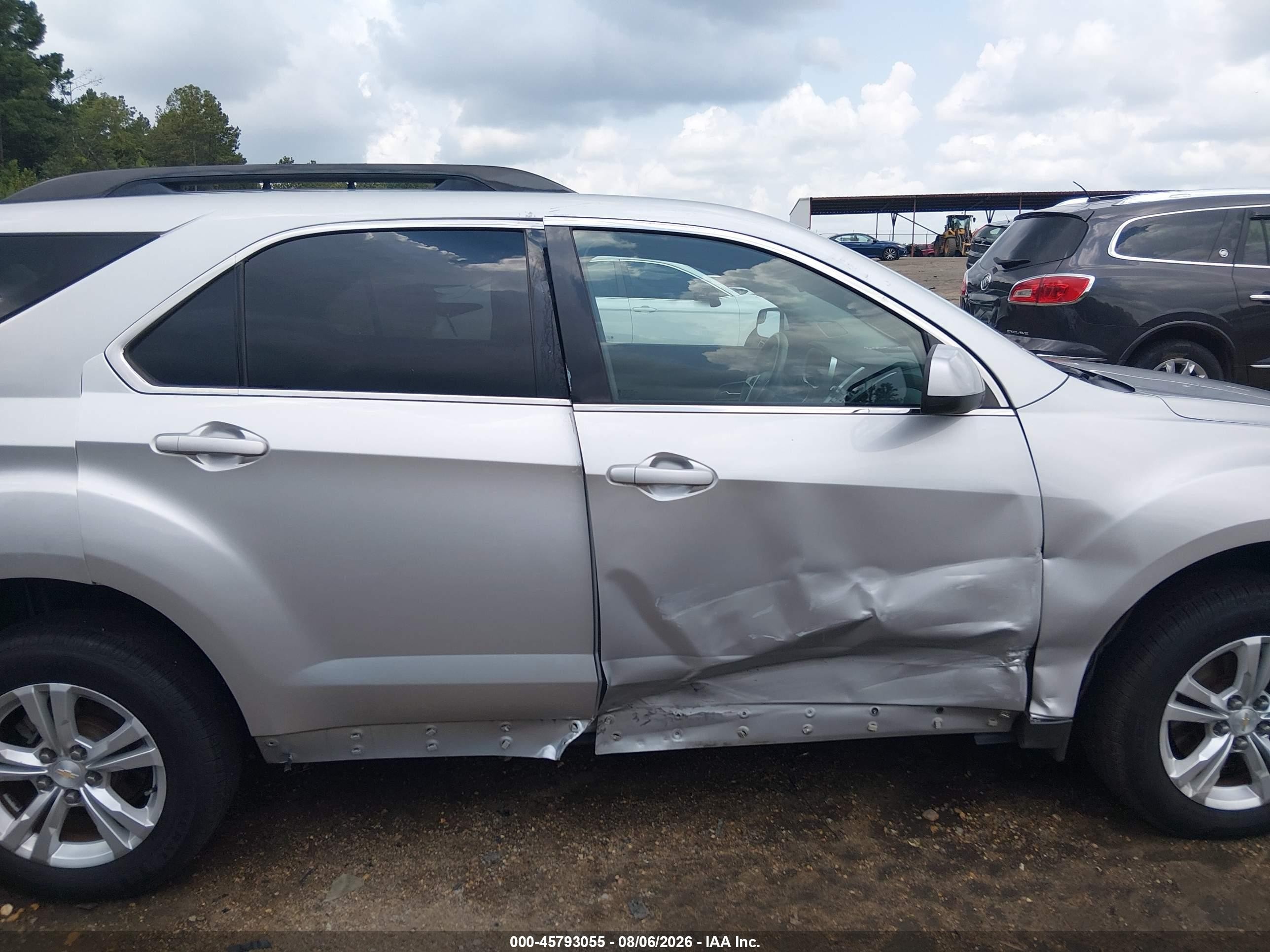 2014 Chevrolet Equinox Lt Silver vin: 2GNALBEK9E6271226