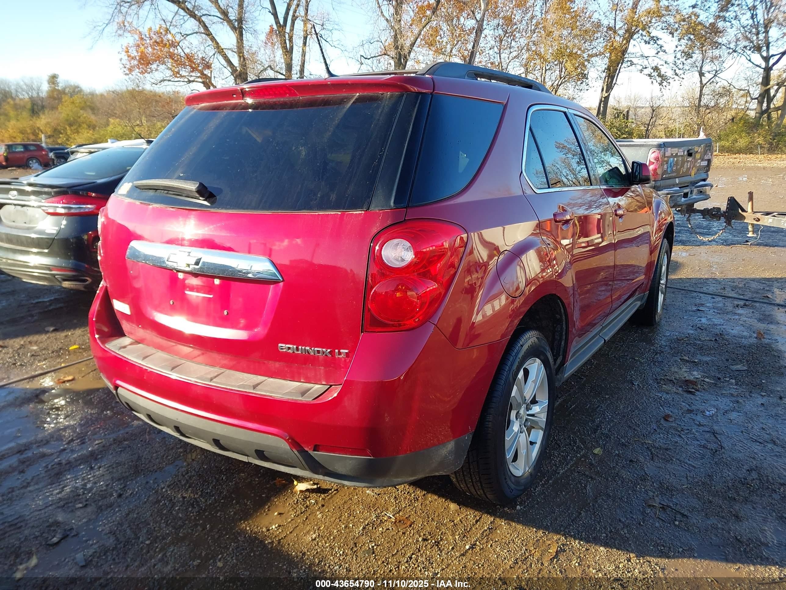 2014 Chevrolet Equinox 1lt Red vin: 2GNALBEK9E6284638