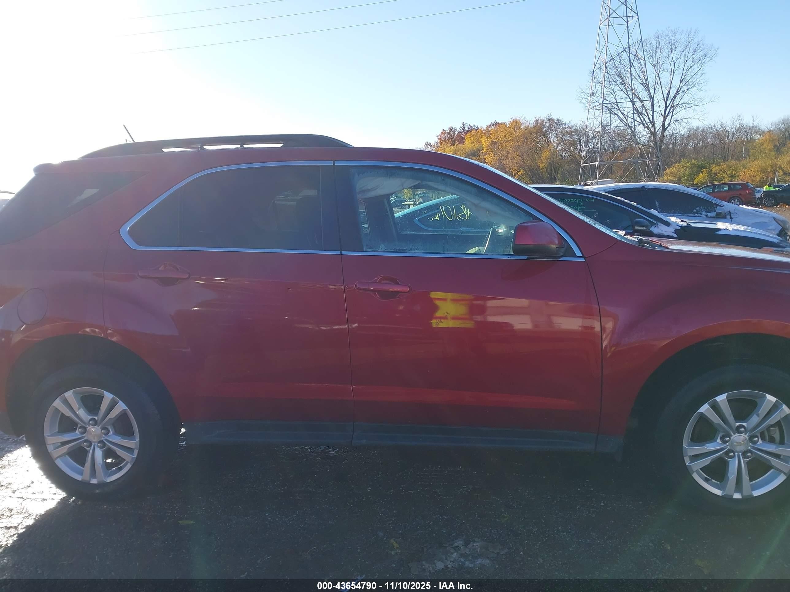 2014 Chevrolet Equinox 1lt Red vin: 2GNALBEK9E6284638