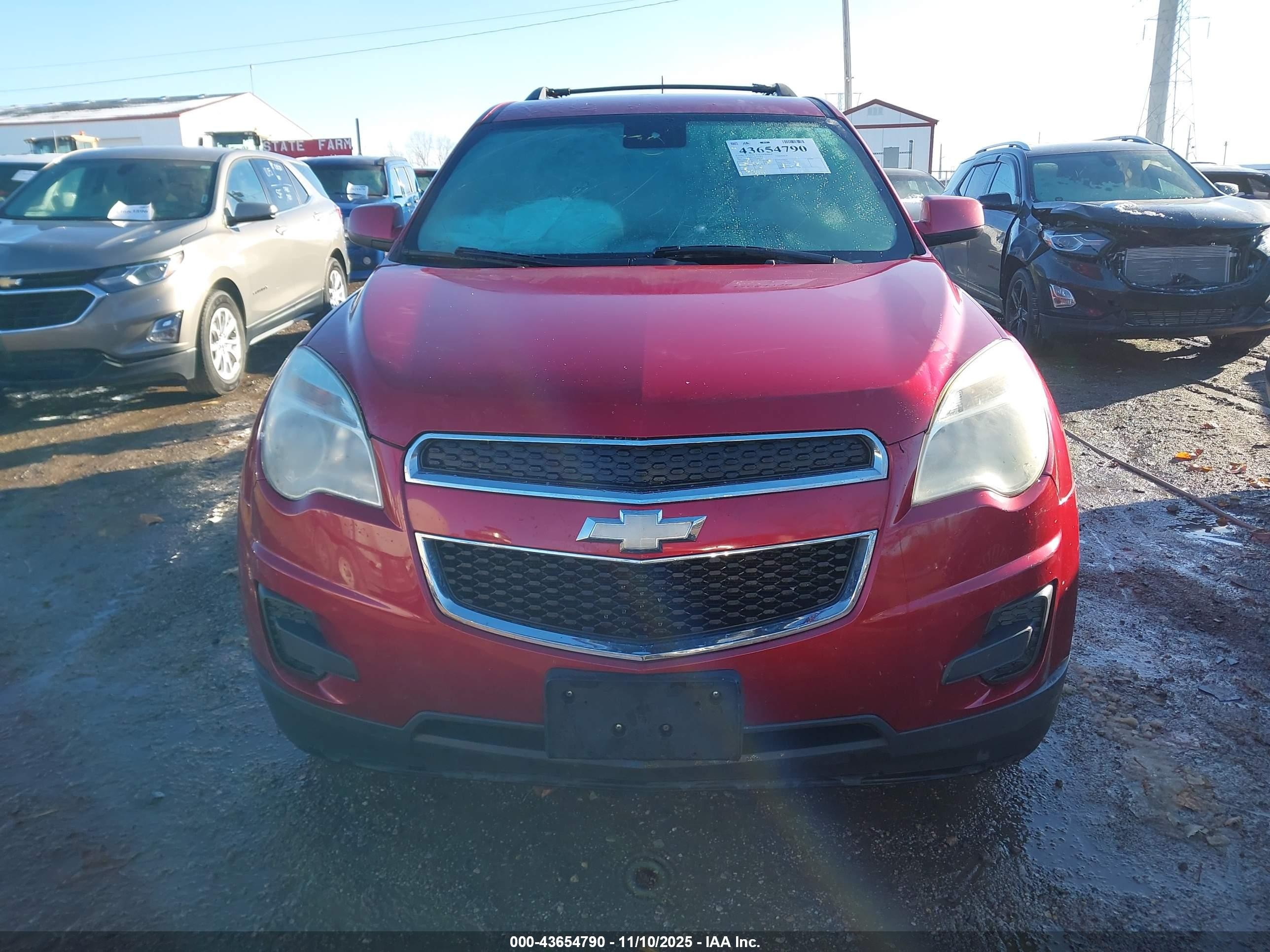 2014 Chevrolet Equinox 1lt Red vin: 2GNALBEK9E6284638