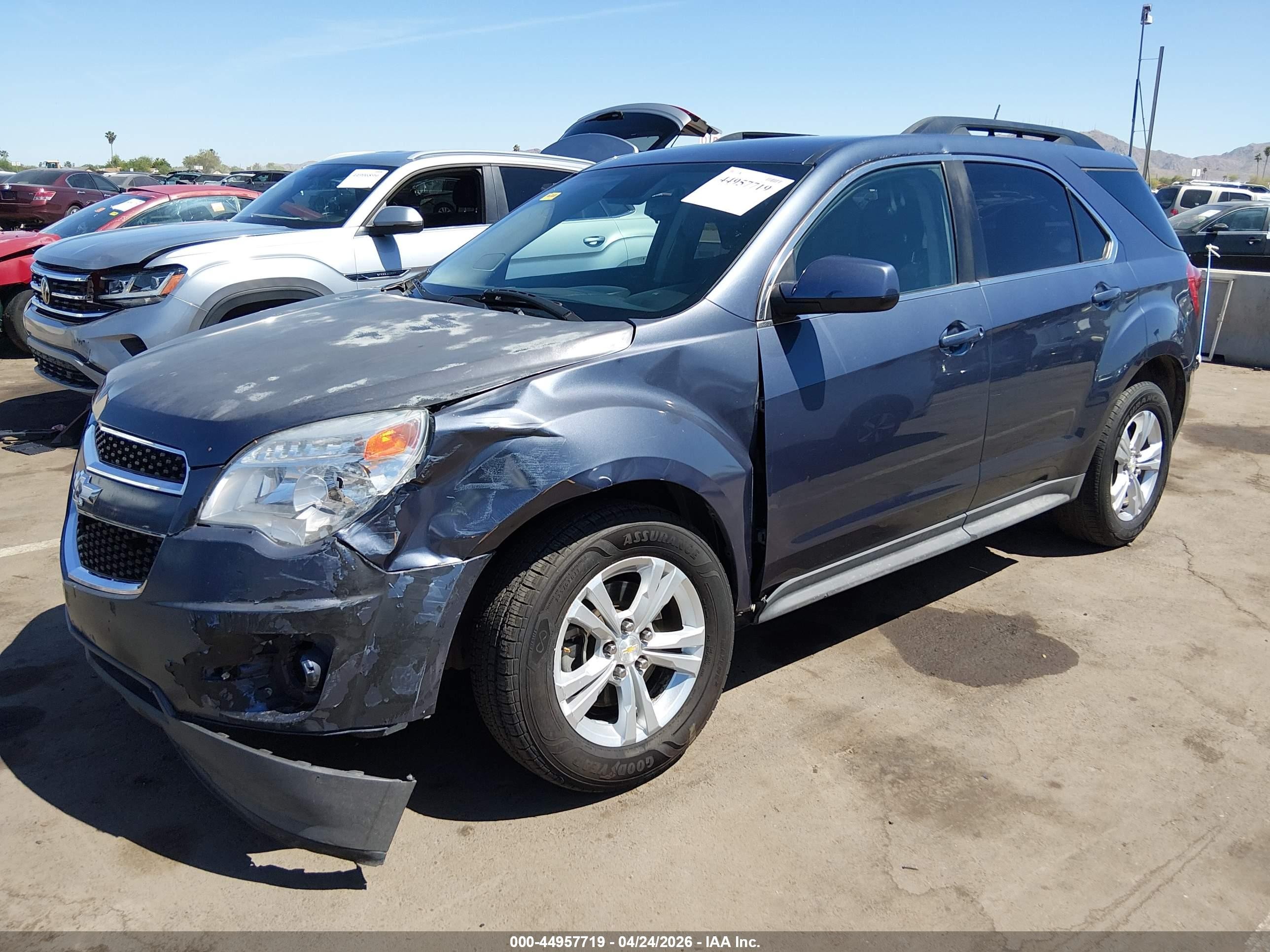 2014 Chevrolet Equinox 1lt Blue vin: 2GNALBEK9E6286731