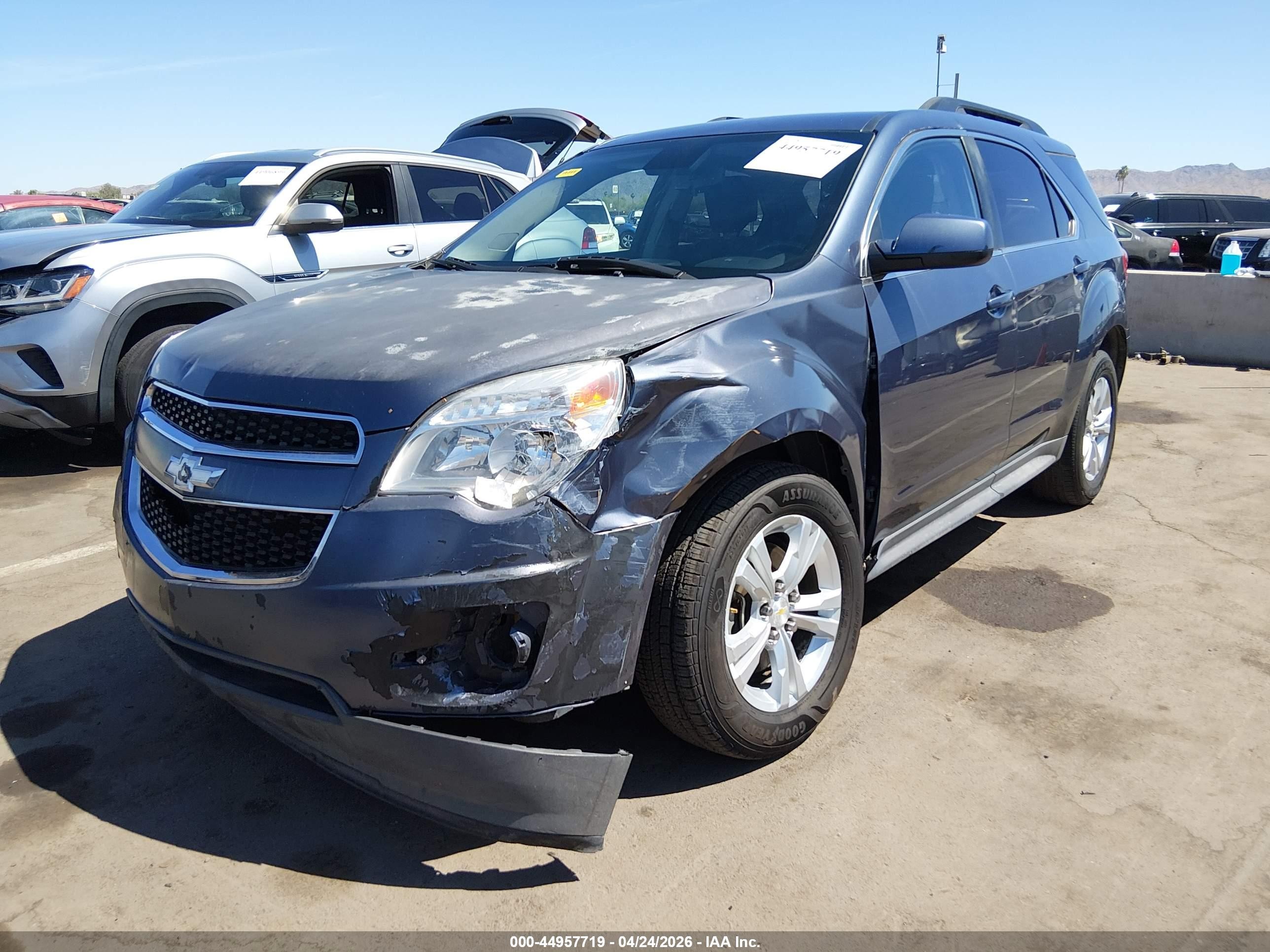 2014 Chevrolet Equinox 1lt Blue vin: 2GNALBEK9E6286731