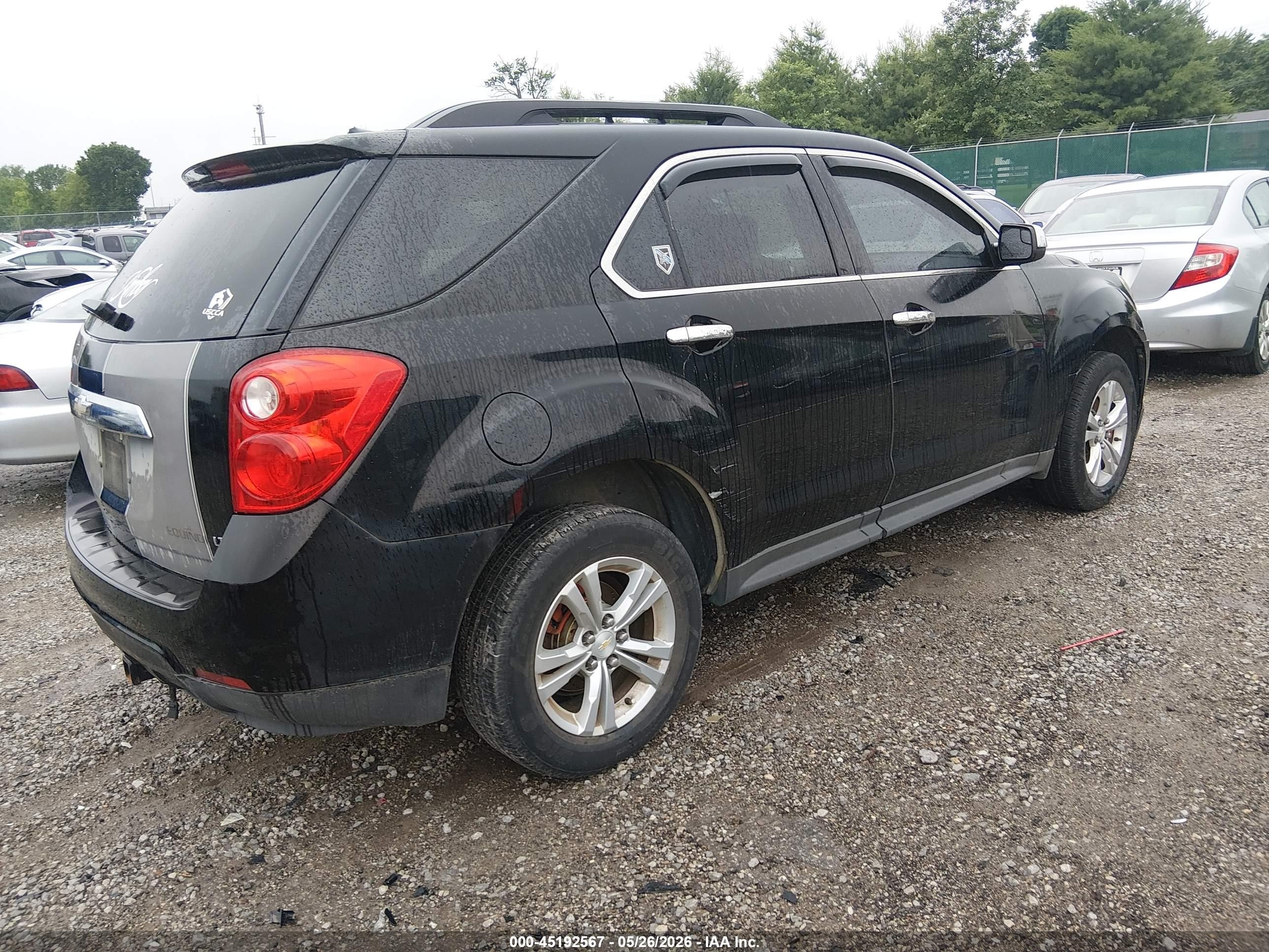 2014 Chevrolet Equinox 1lt Black vin: 2GNALBEK9E6351867