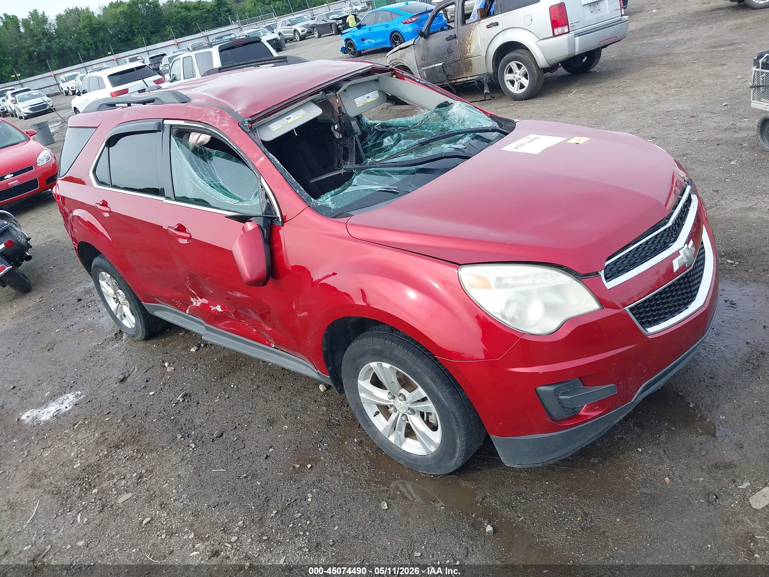 2015 Chevrolet Equinox 1lt Темно-бордовый vin: 2GNALBEK9F1134723