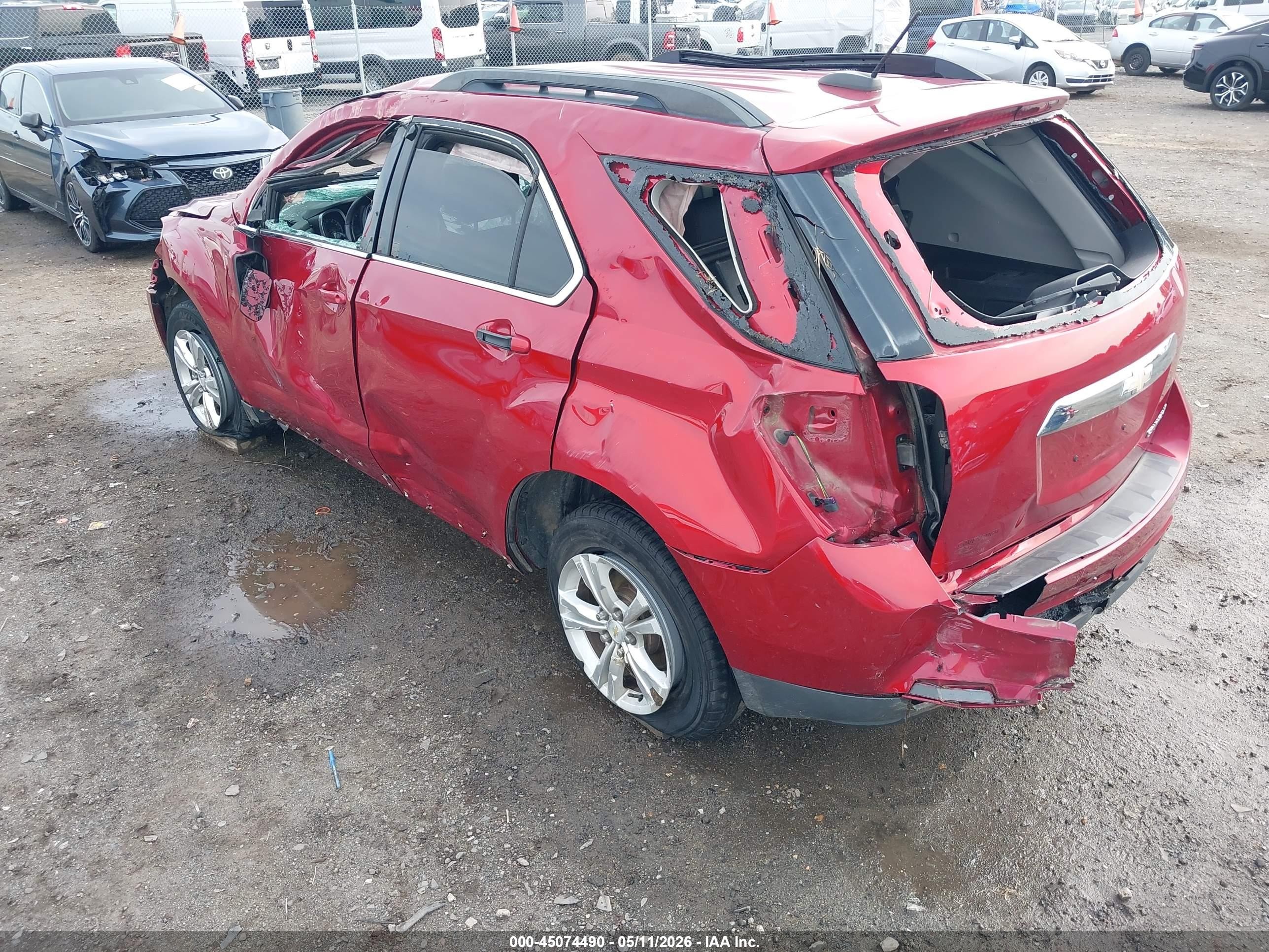 2015 Chevrolet Equinox 1lt Темно-бордовый vin: 2GNALBEK9F1134723