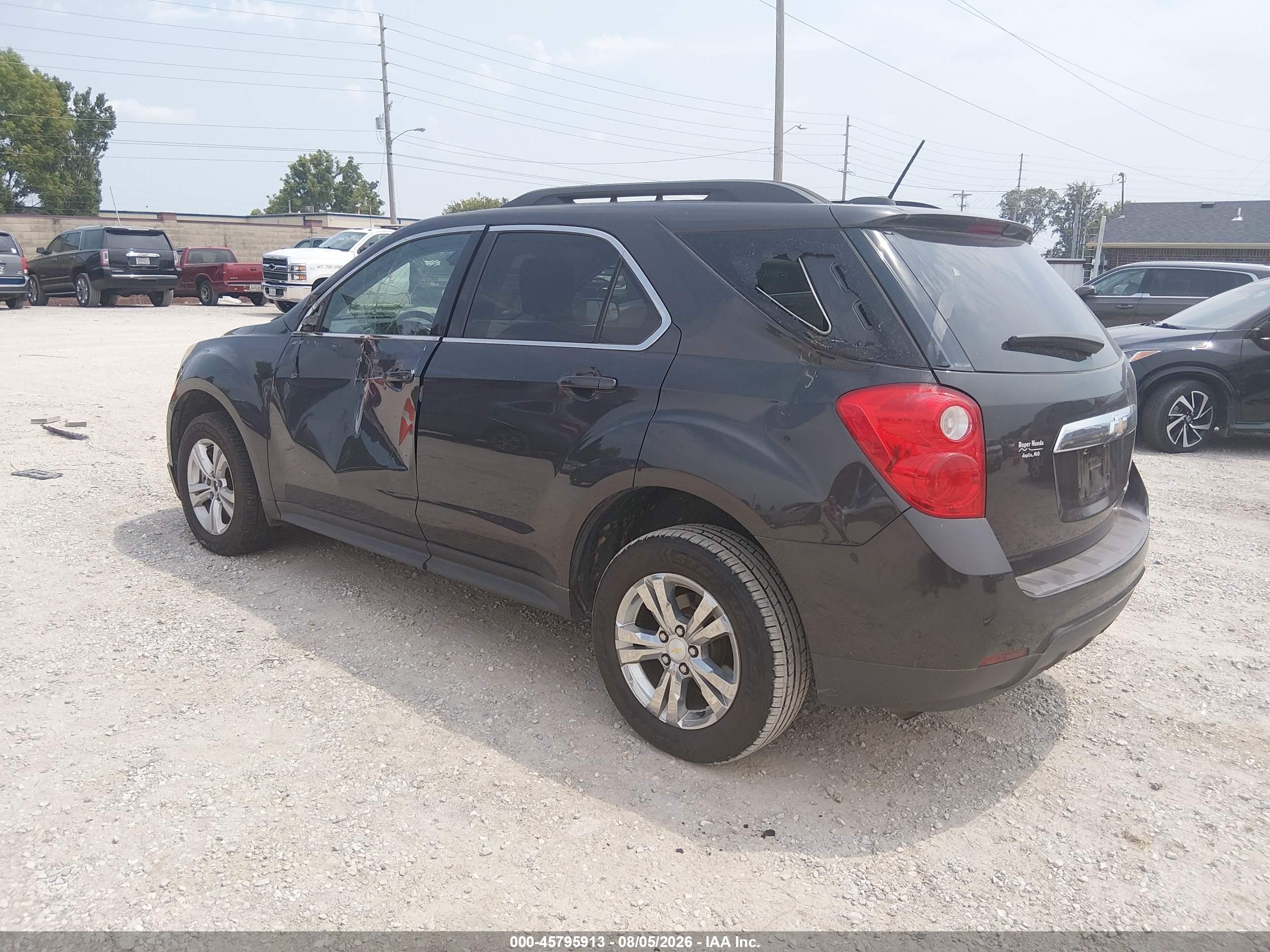 2015 Chevrolet Equinox Lt Серый vin: 2GNALBEK9F6275620