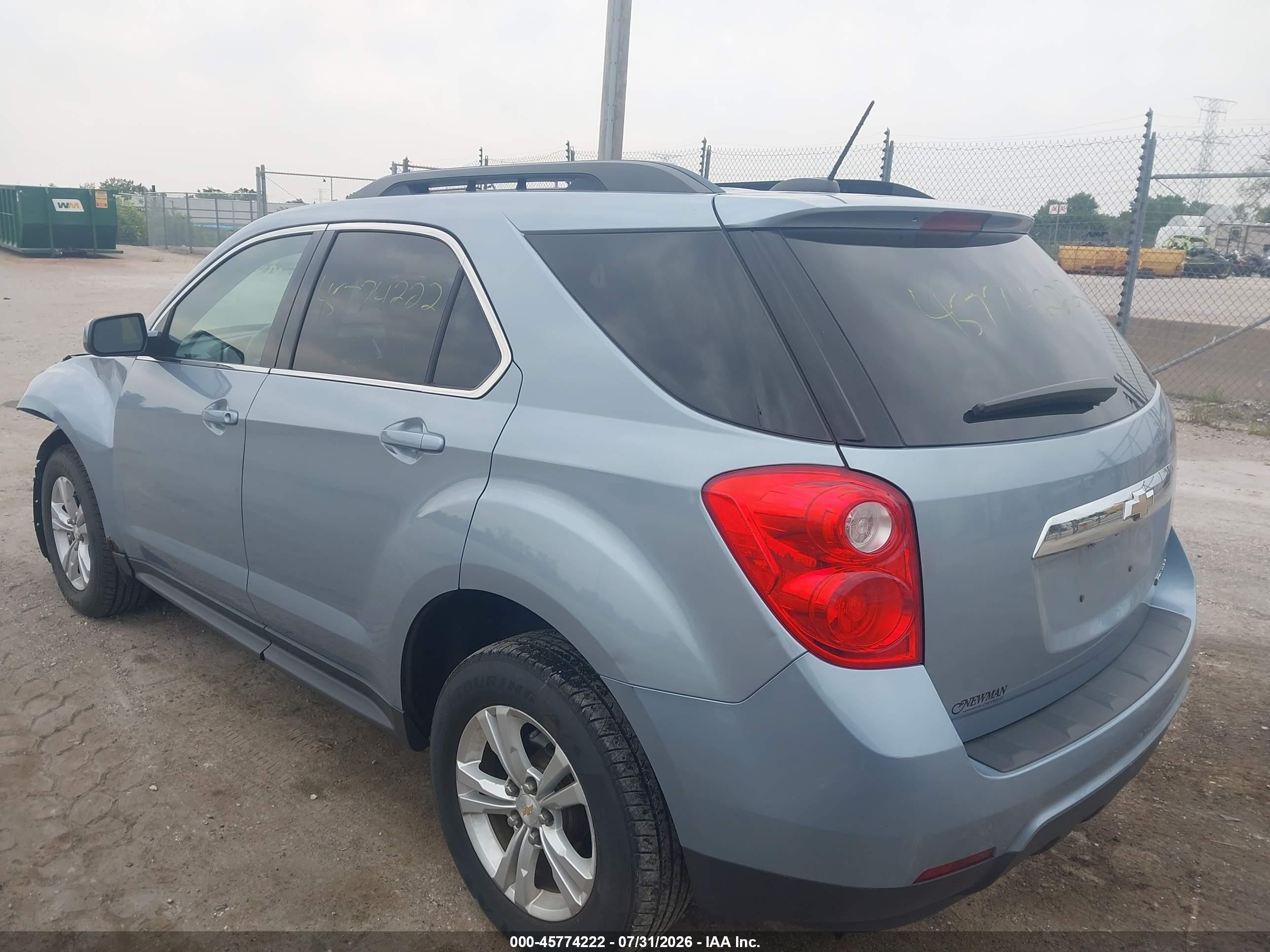 2015 Chevrolet Equinox Lt Blue vin: 2GNALBEK9F6348825