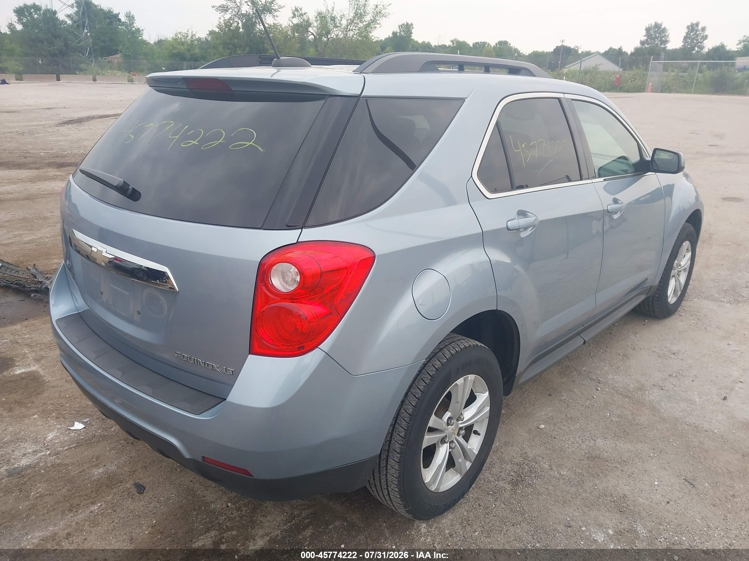2015 Chevrolet Equinox Lt Blue vin: 2GNALBEK9F6348825