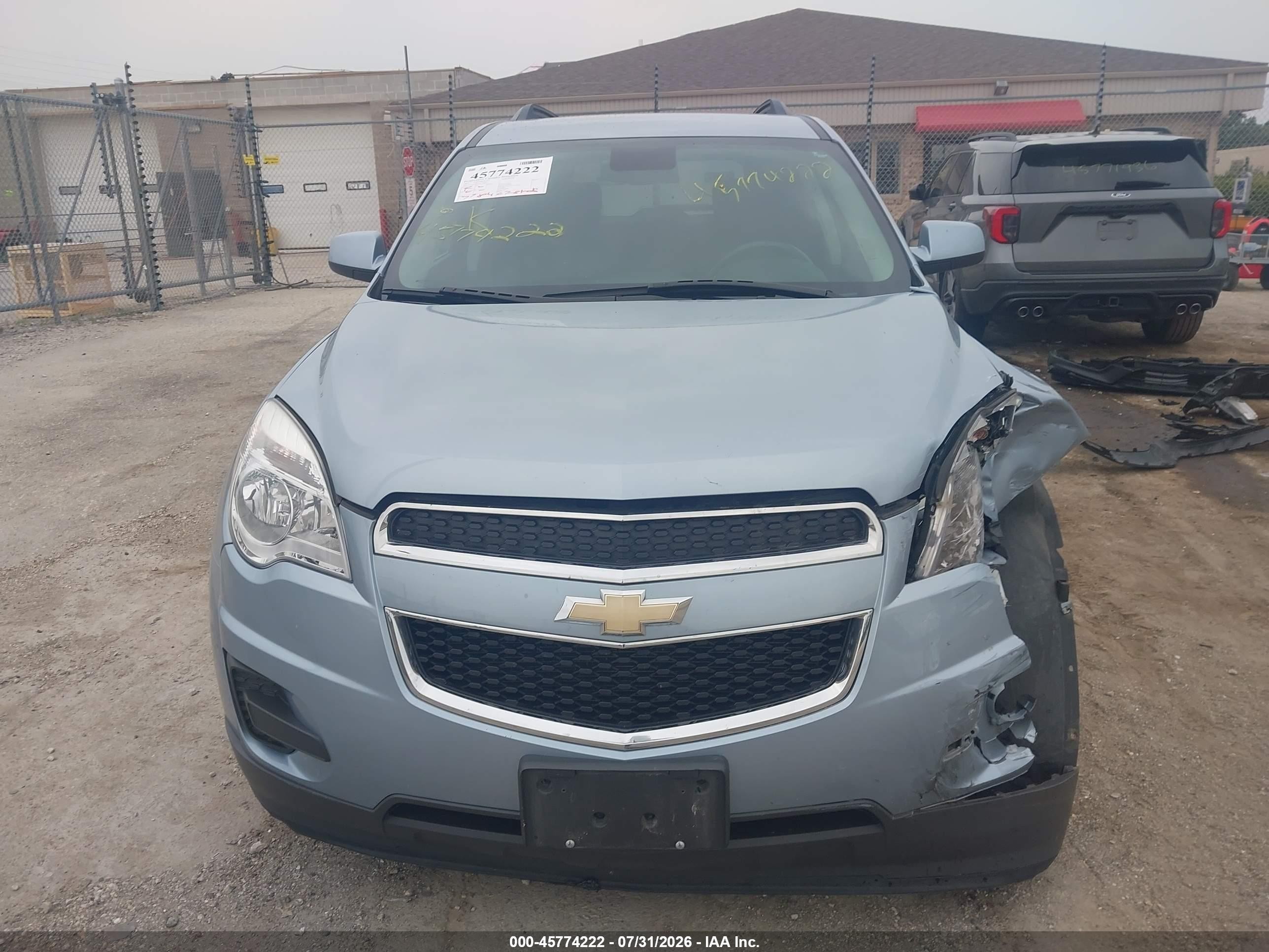 2015 Chevrolet Equinox Lt Blue vin: 2GNALBEK9F6348825