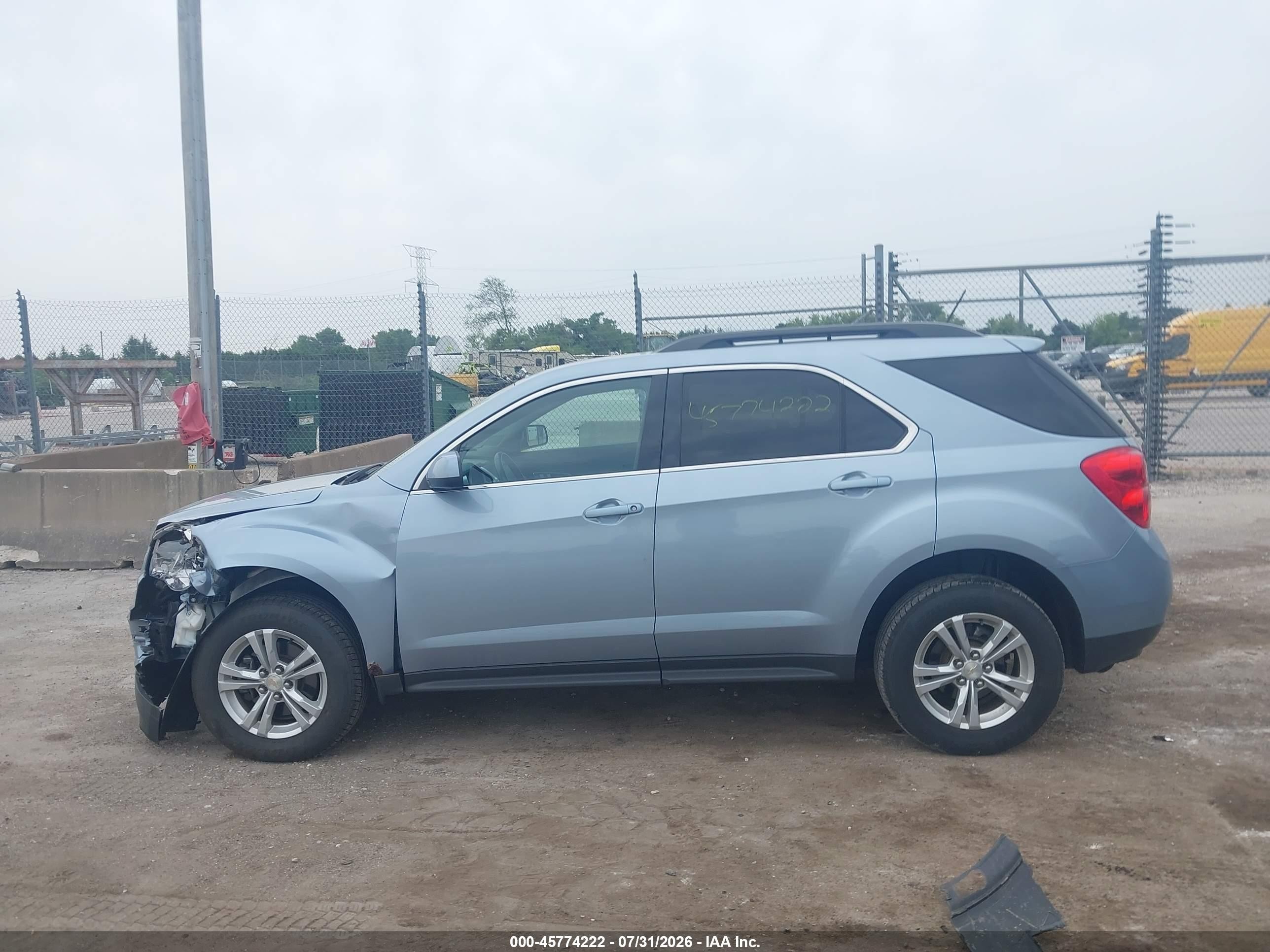2015 Chevrolet Equinox Lt Blue vin: 2GNALBEK9F6348825