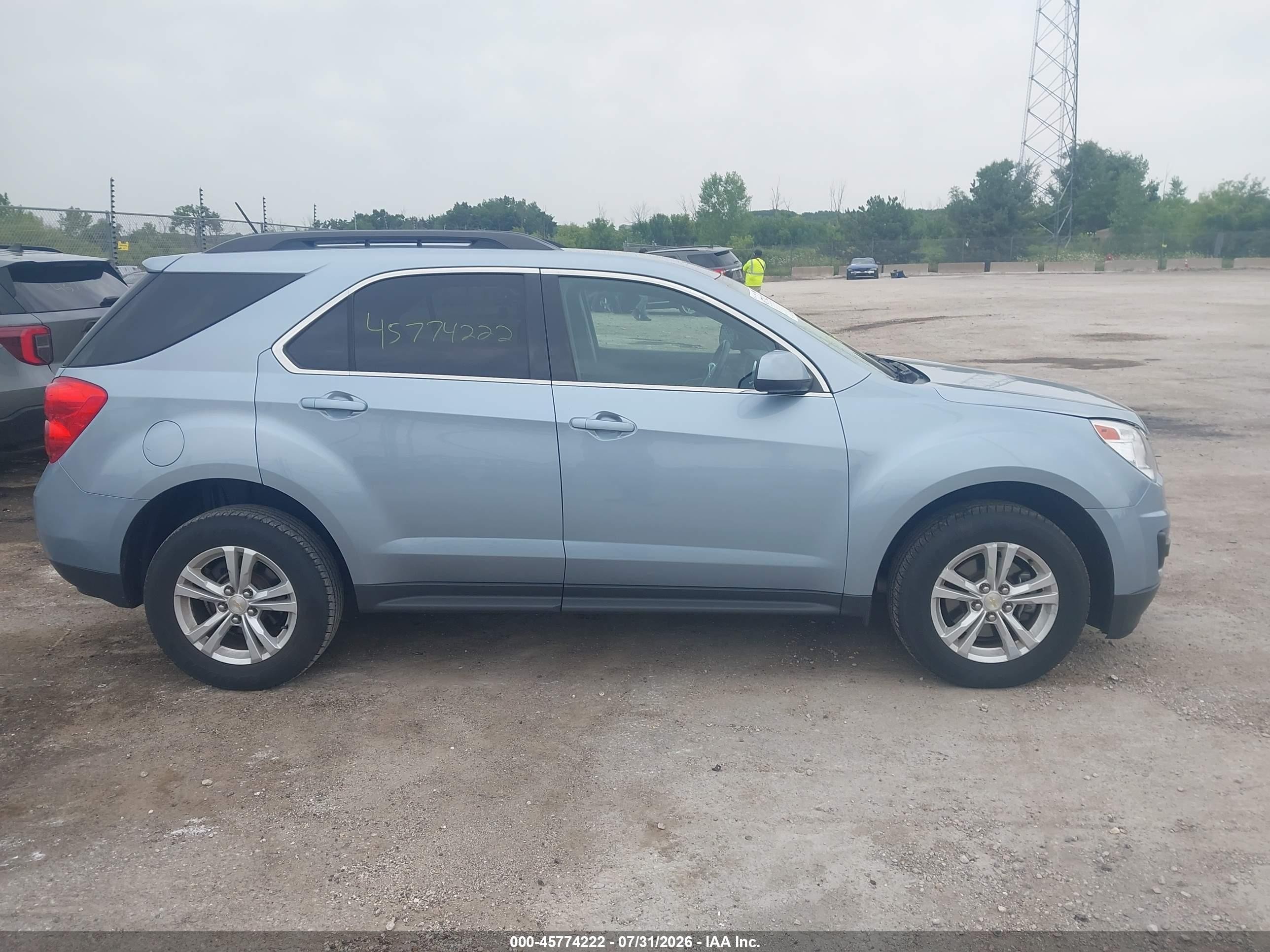 2015 Chevrolet Equinox Lt Blue vin: 2GNALBEK9F6348825