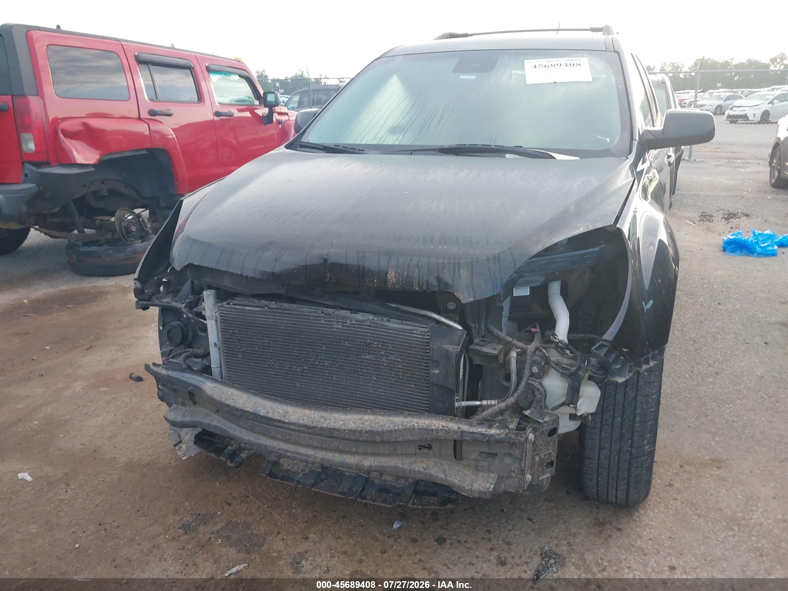 2015 Chevrolet Equinox Lt Black vin: 2GNALBEK9F6355533