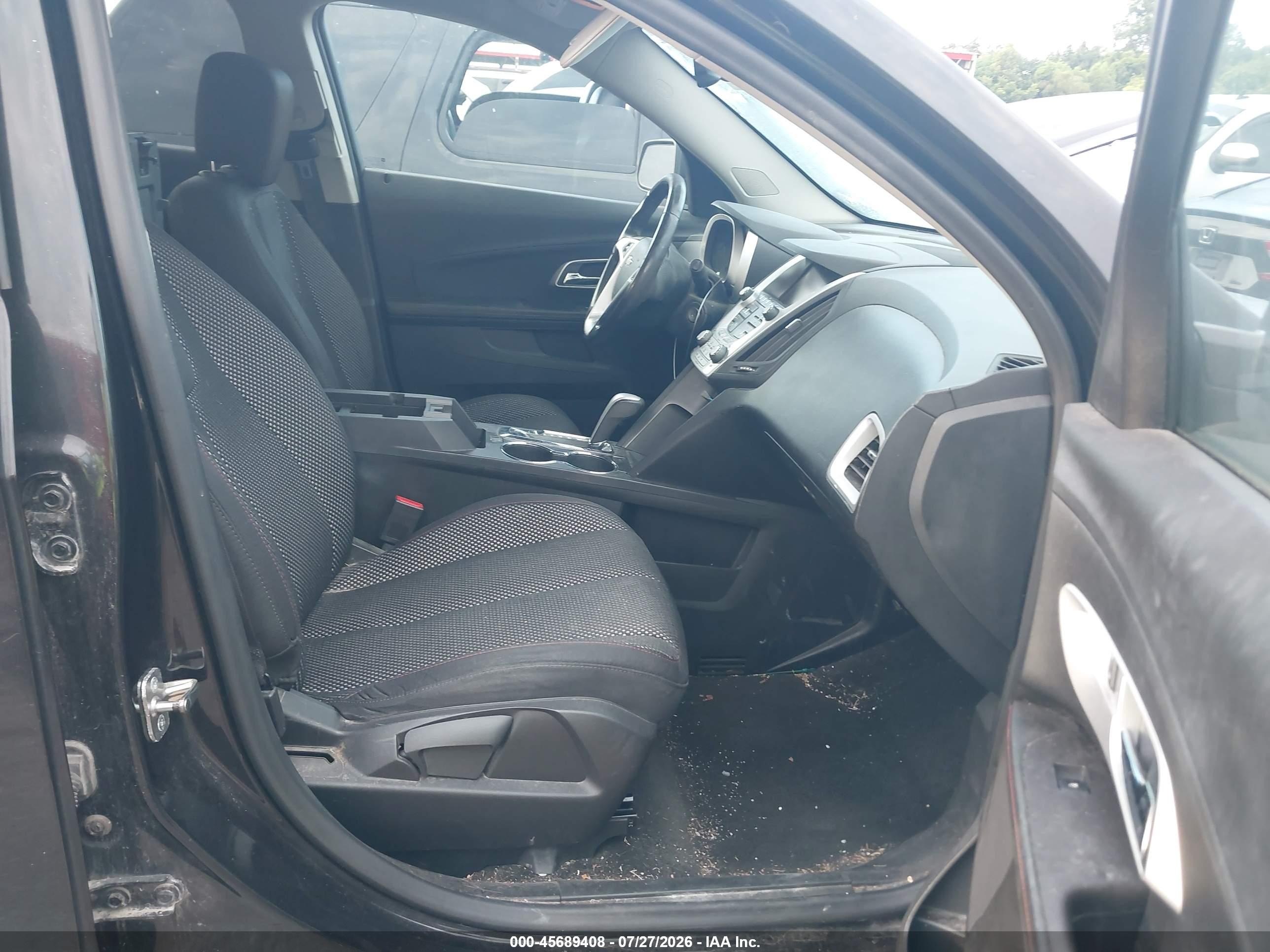 2015 Chevrolet Equinox Lt Black vin: 2GNALBEK9F6355533