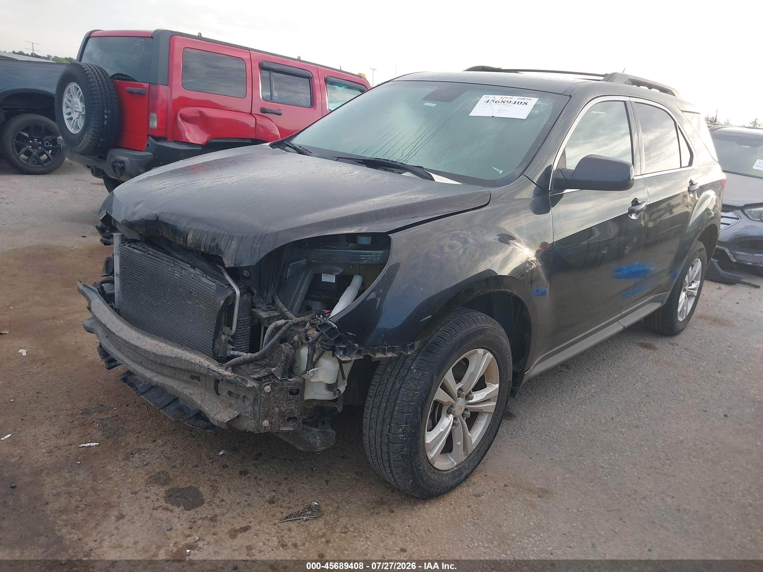 2015 Chevrolet Equinox Lt Black vin: 2GNALBEK9F6355533