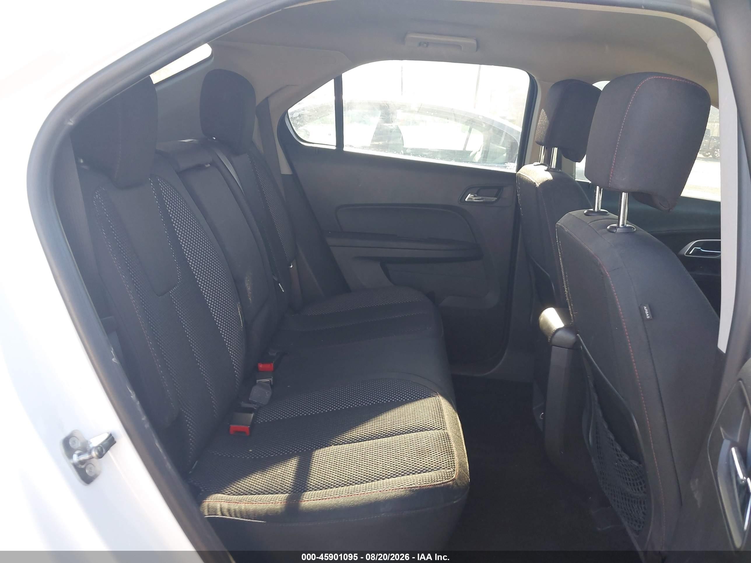 2015 Chevrolet Equinox Lt White vin: 2GNALBEK9F6364751