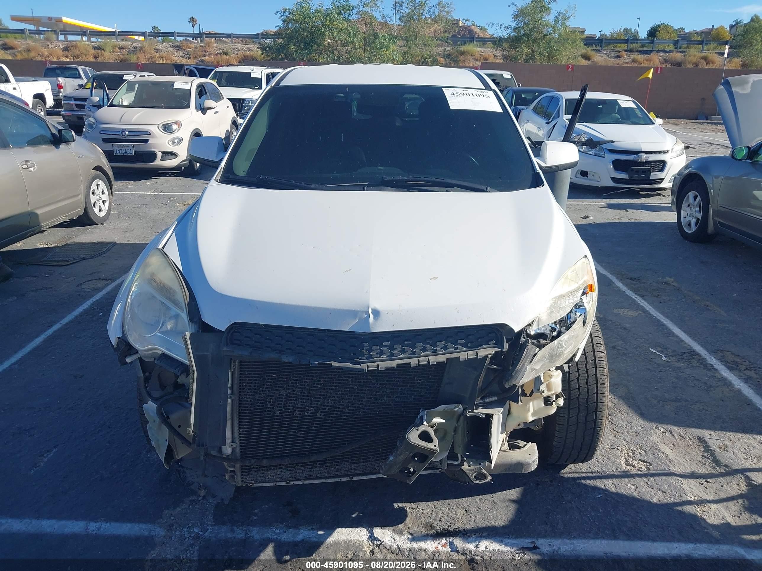 2015 Chevrolet Equinox Lt White vin: 2GNALBEK9F6364751