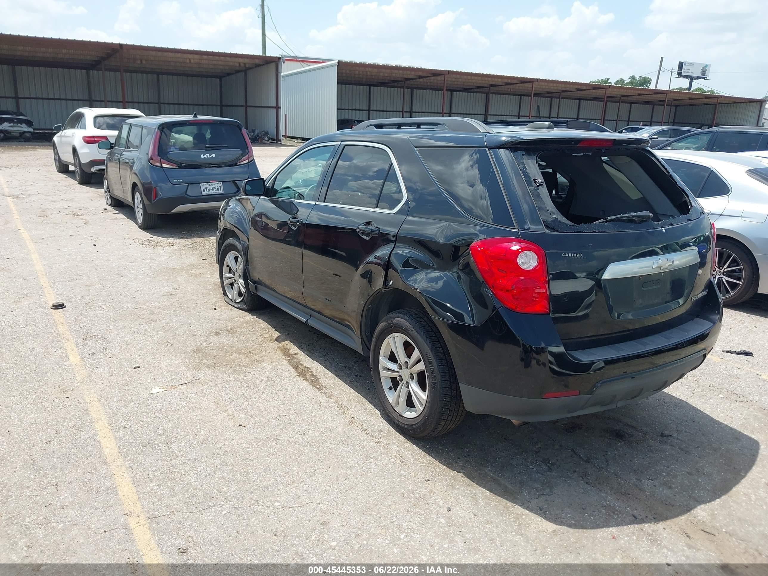 2015 Chevrolet Equinox Lt Black vin: 2GNALBEK9F6393232