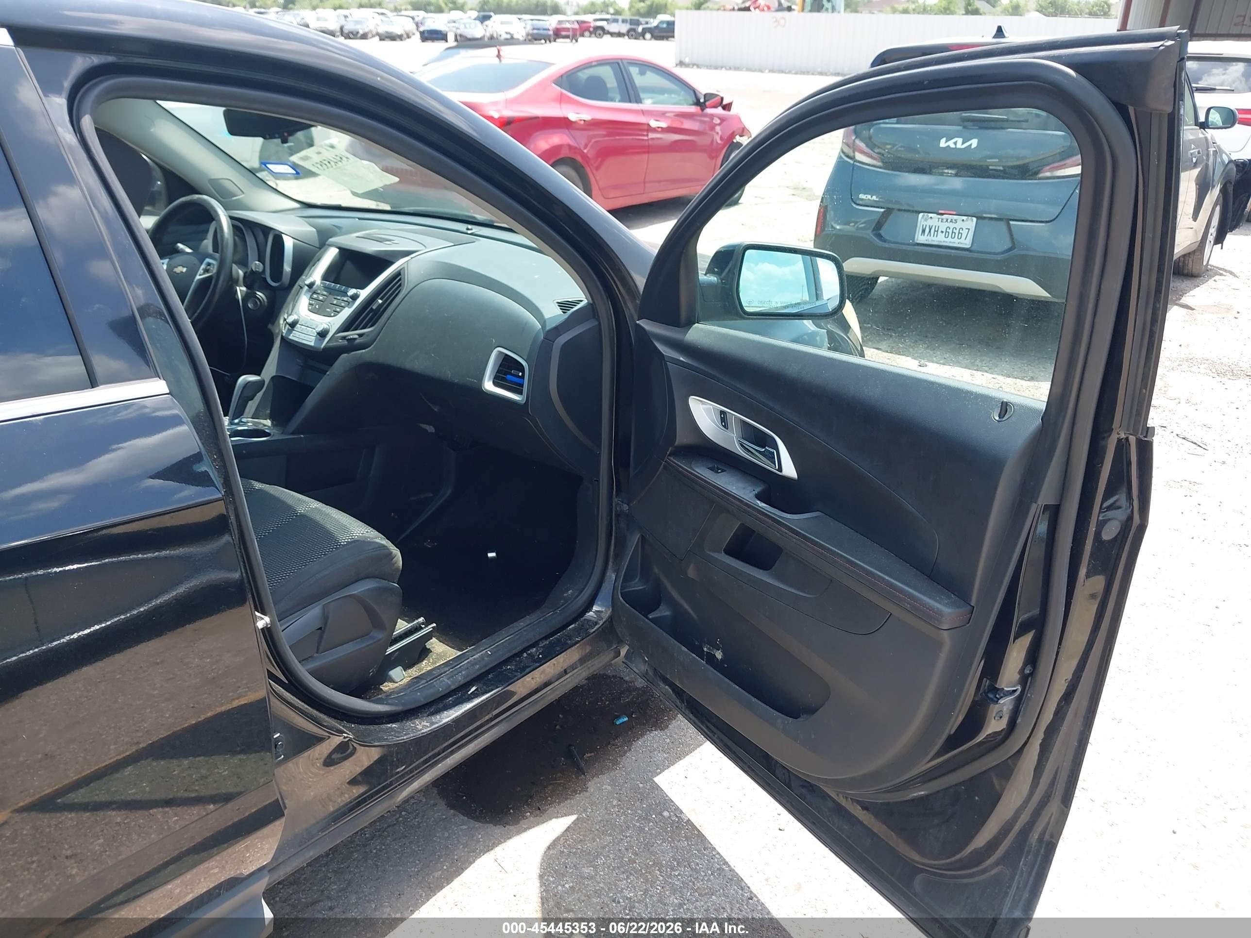 2015 Chevrolet Equinox Lt Black vin: 2GNALBEK9F6393232